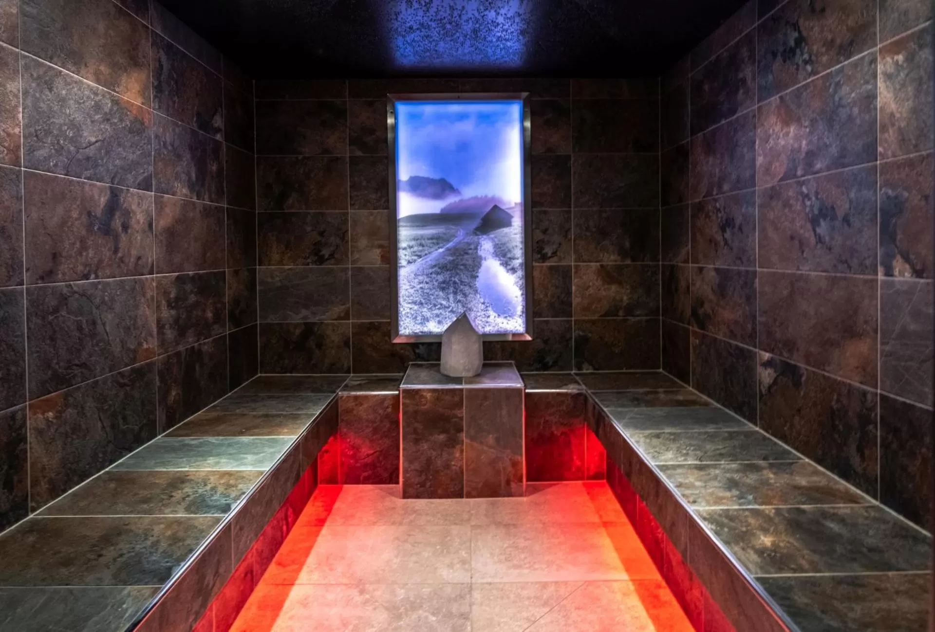 Steam room in Hotel Spielmann