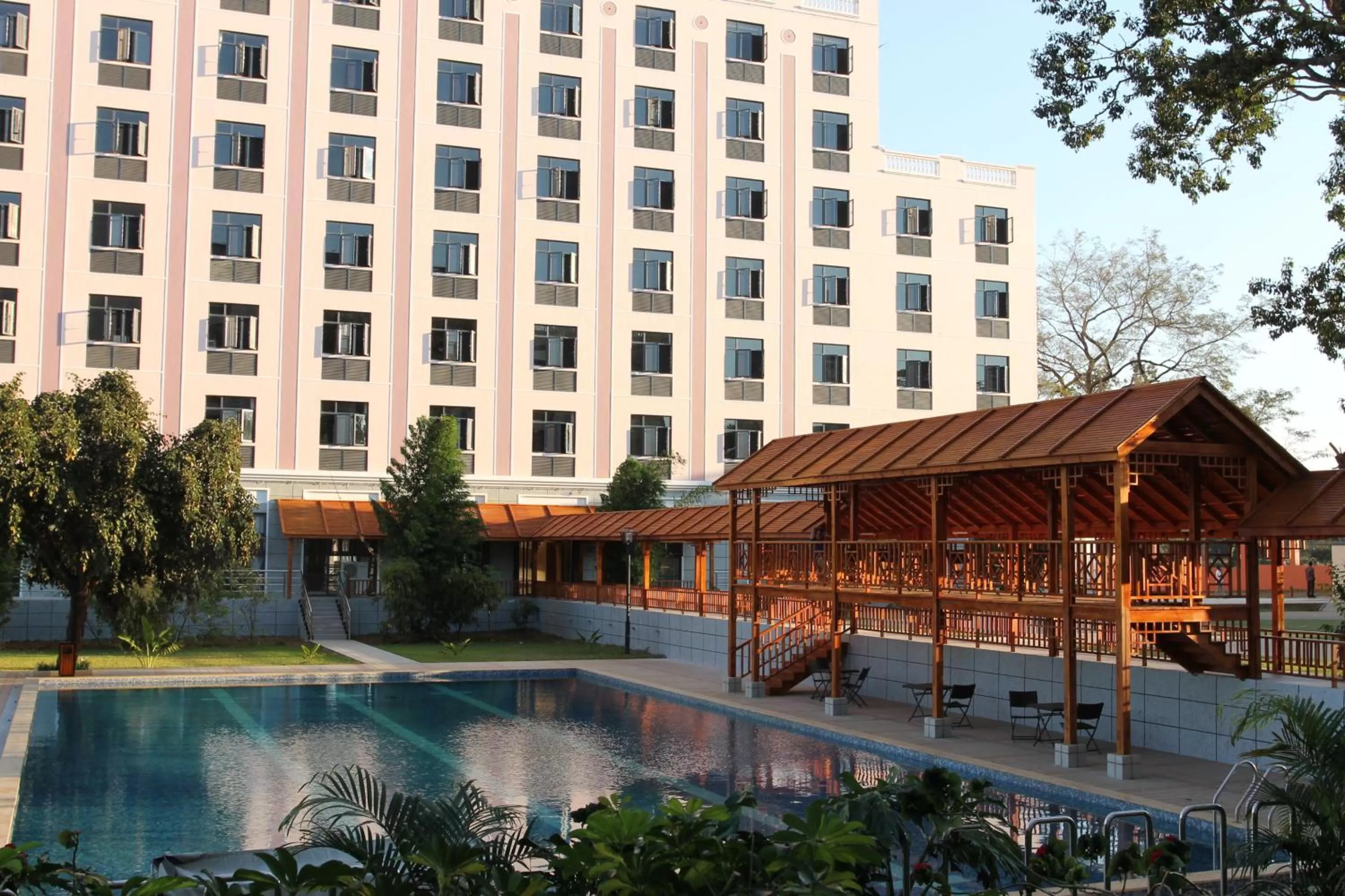 Swimming pool, Property Building in Sogecoa Golden Peacock