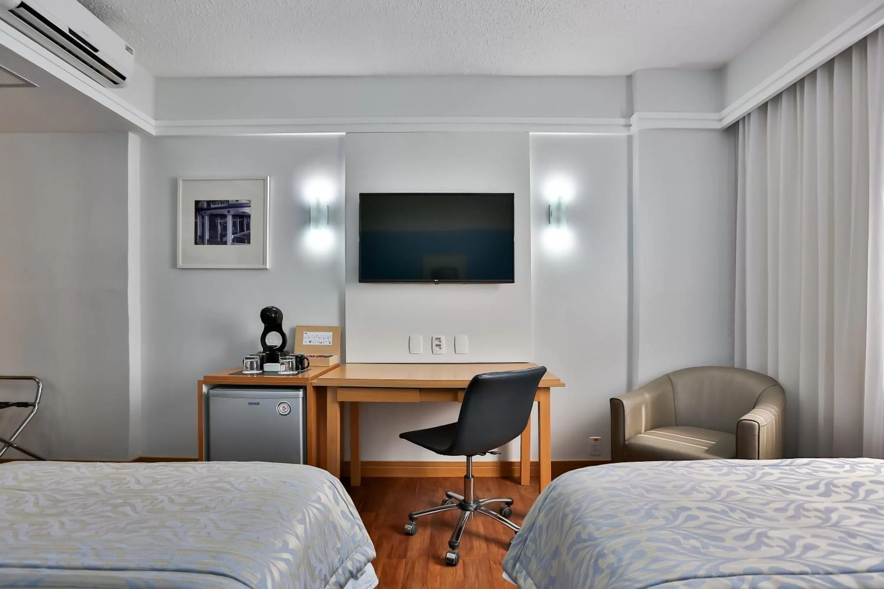 Bed in Slaviero São Paulo Downtown