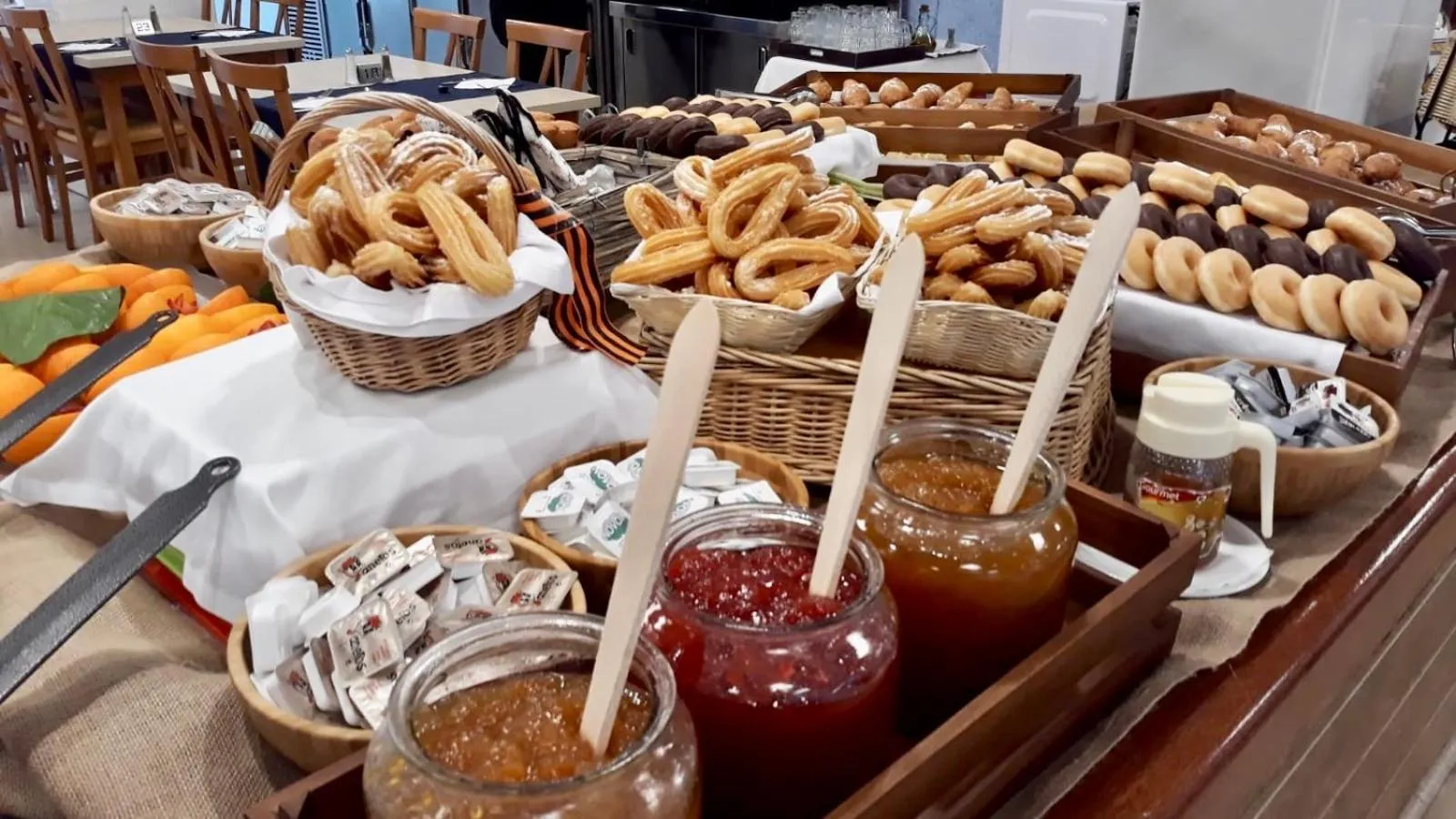 Buffet breakfast in Hotel Stella Maris