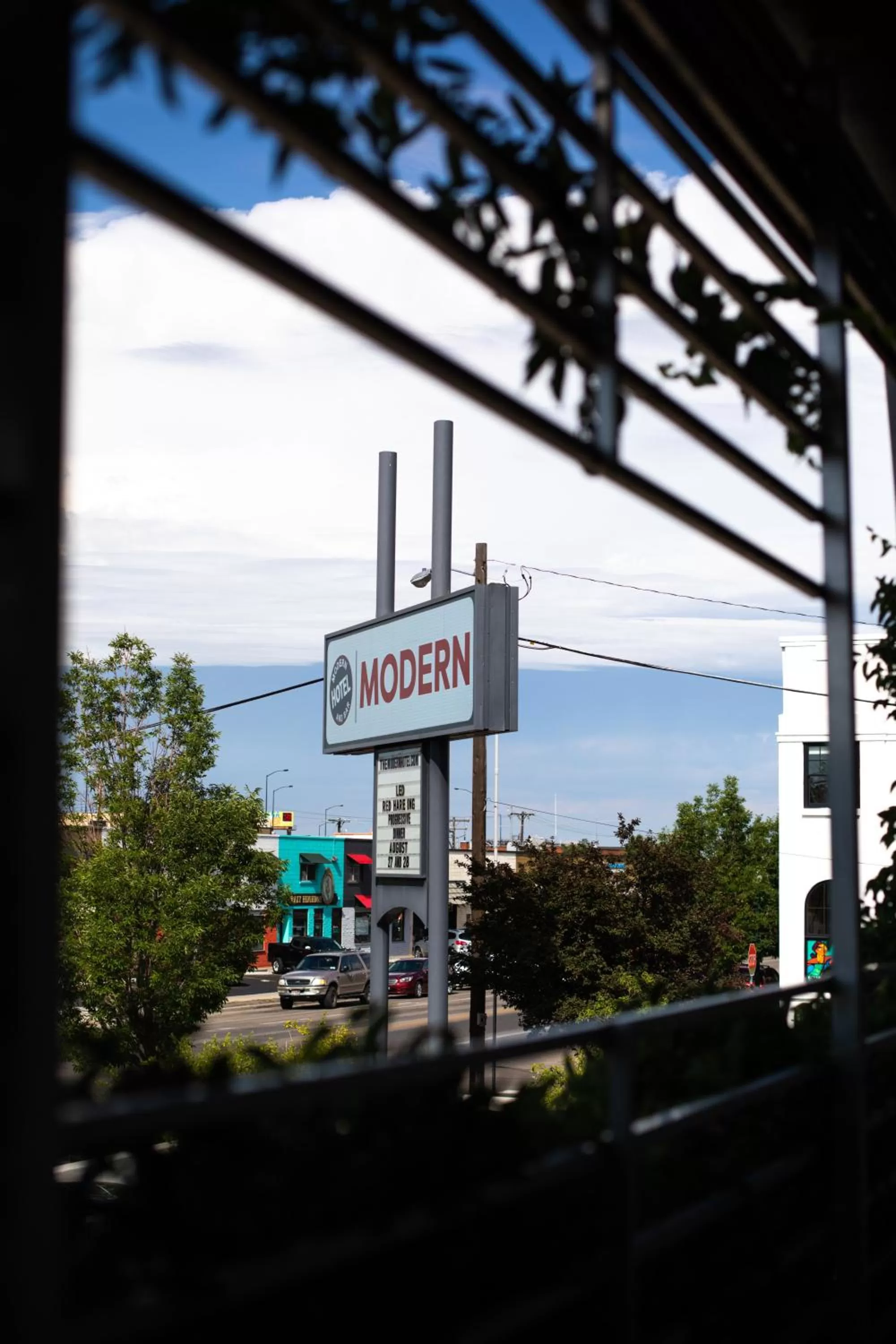 Property logo or sign in Modern Hotel