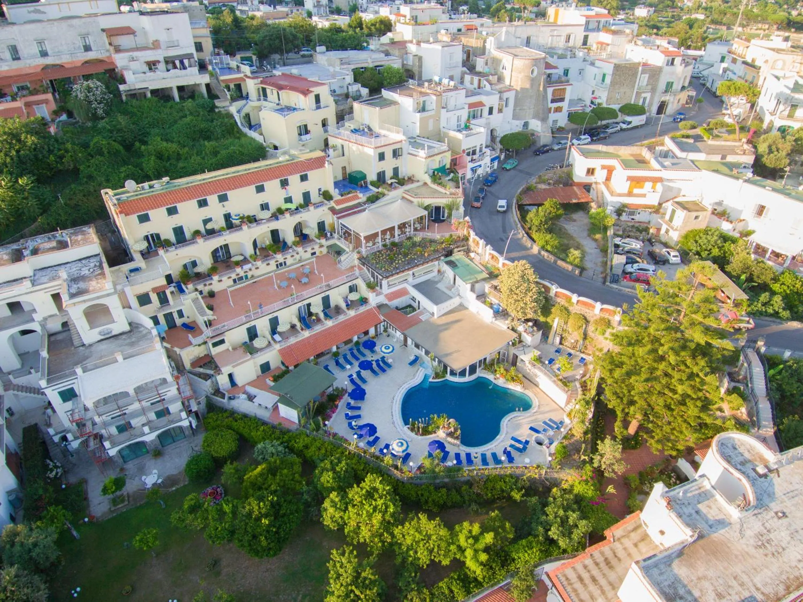 Bird's eye view in Hotel Terme Saint Raphael