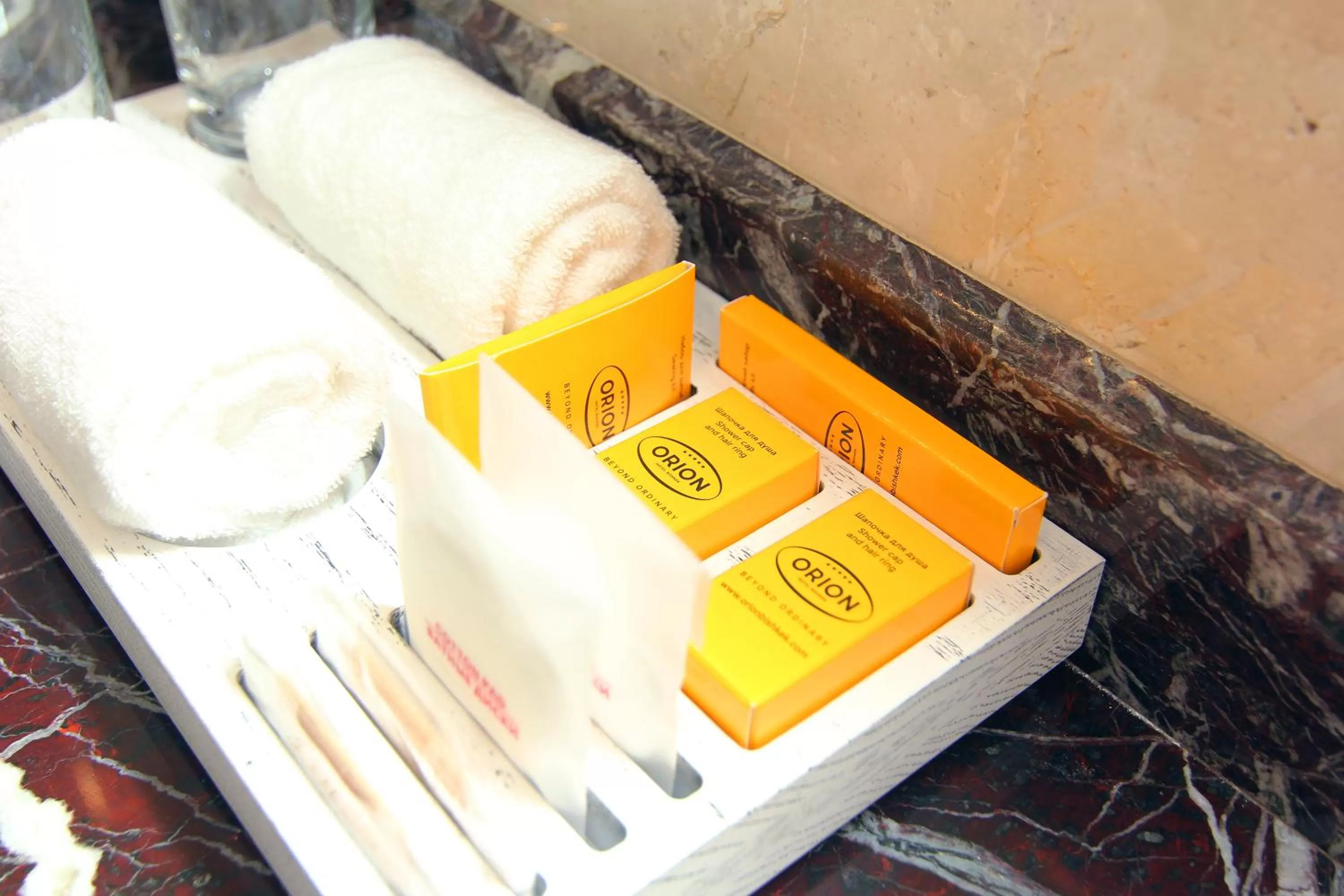 Bathroom in Orion Hotel Bishkek