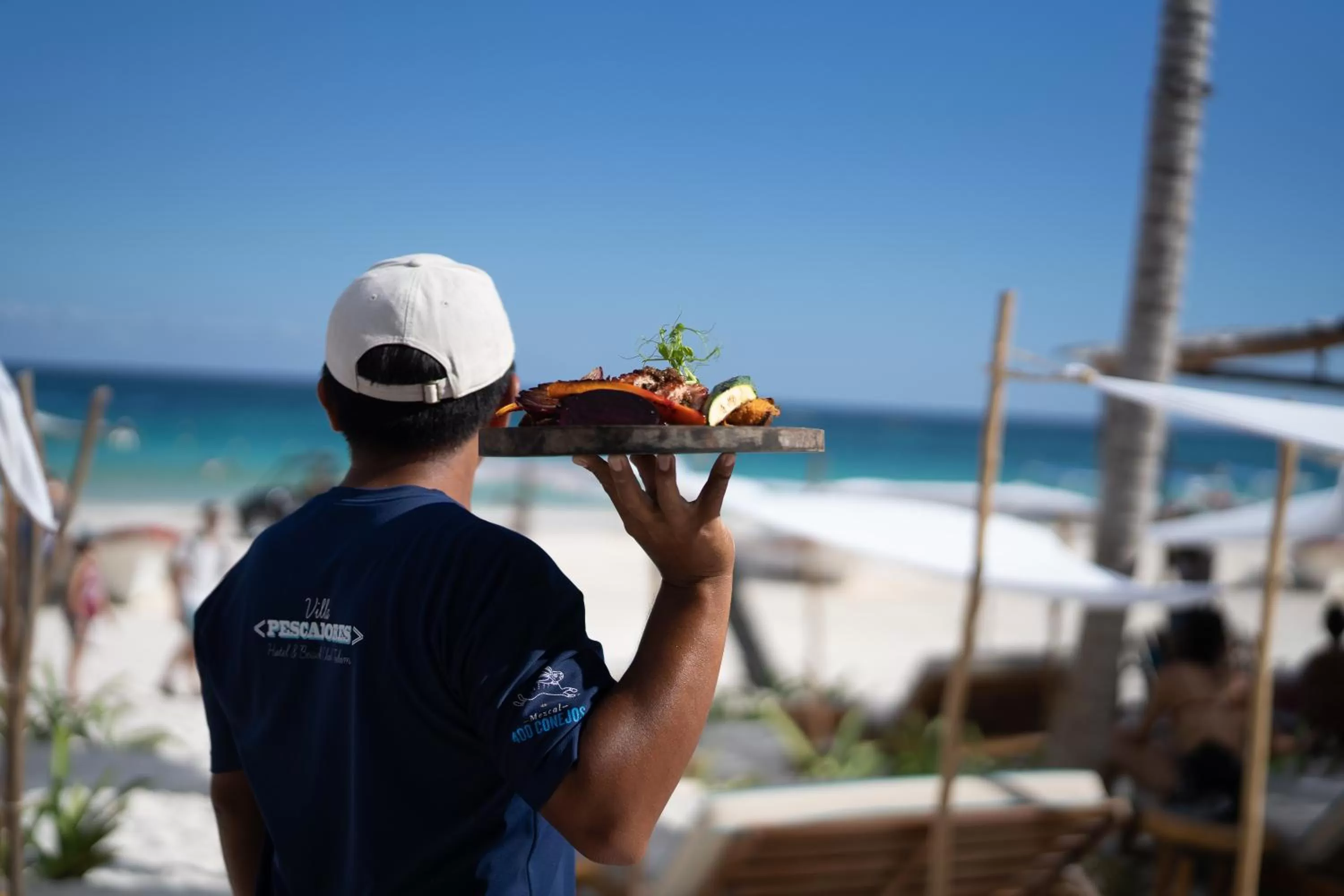 Restaurant/places to eat in Villa Pescadores Tulum-Beachfront hotel by Ahau Collection