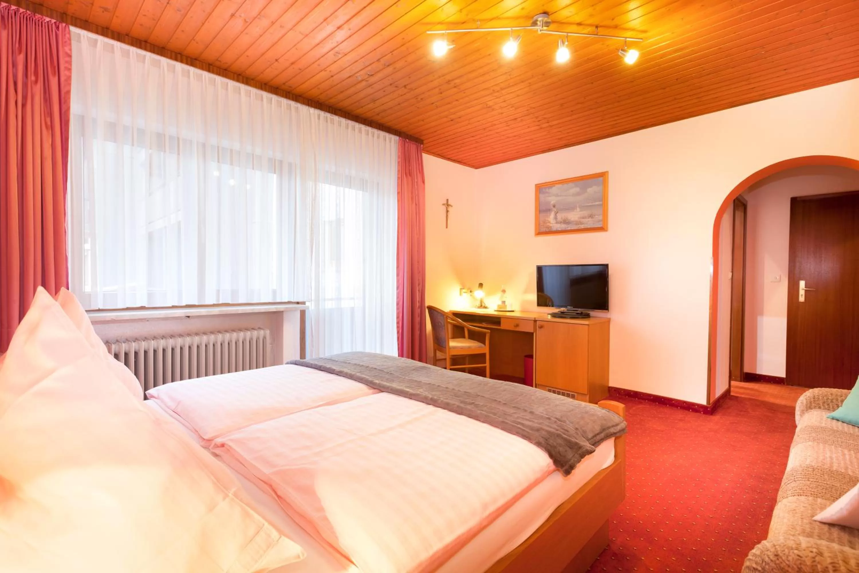 Bed in Genusshotel Hohenbogen