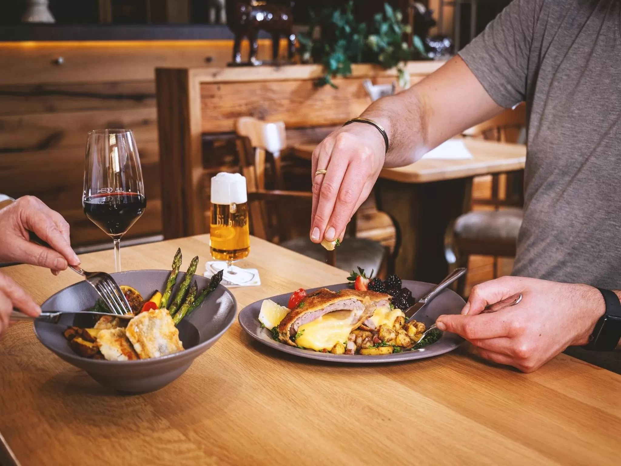 Food and drinks in Hotel Louis Müller