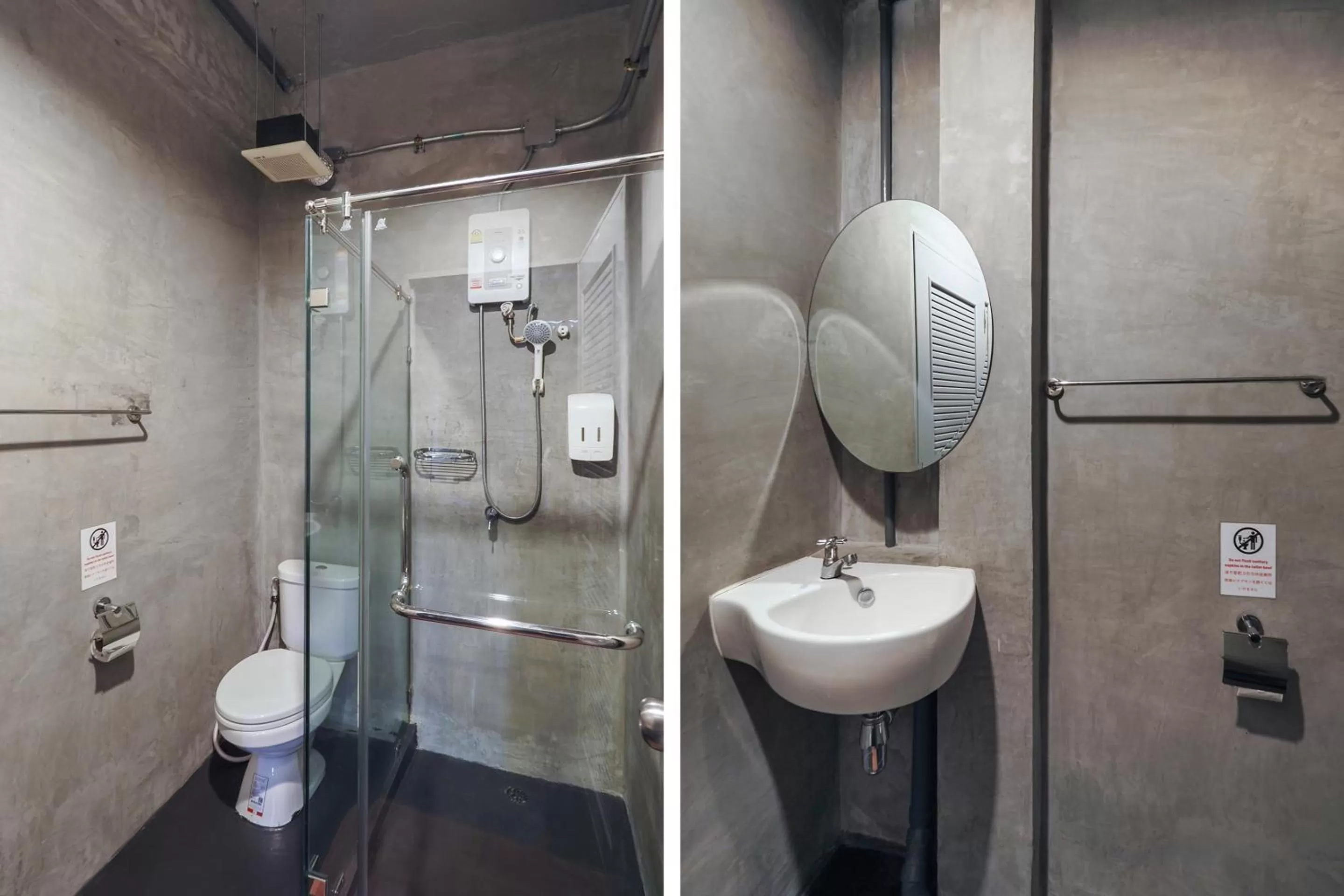 Bathroom in Super OYO 75332 Vm1 Hostel