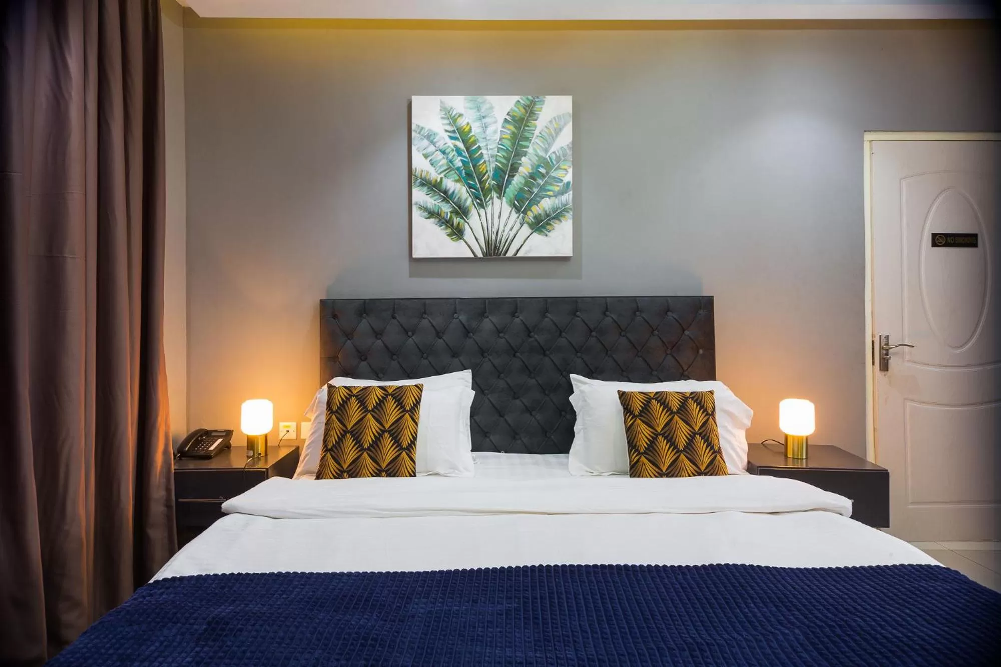 Bed in The Avery Suites, East Legon