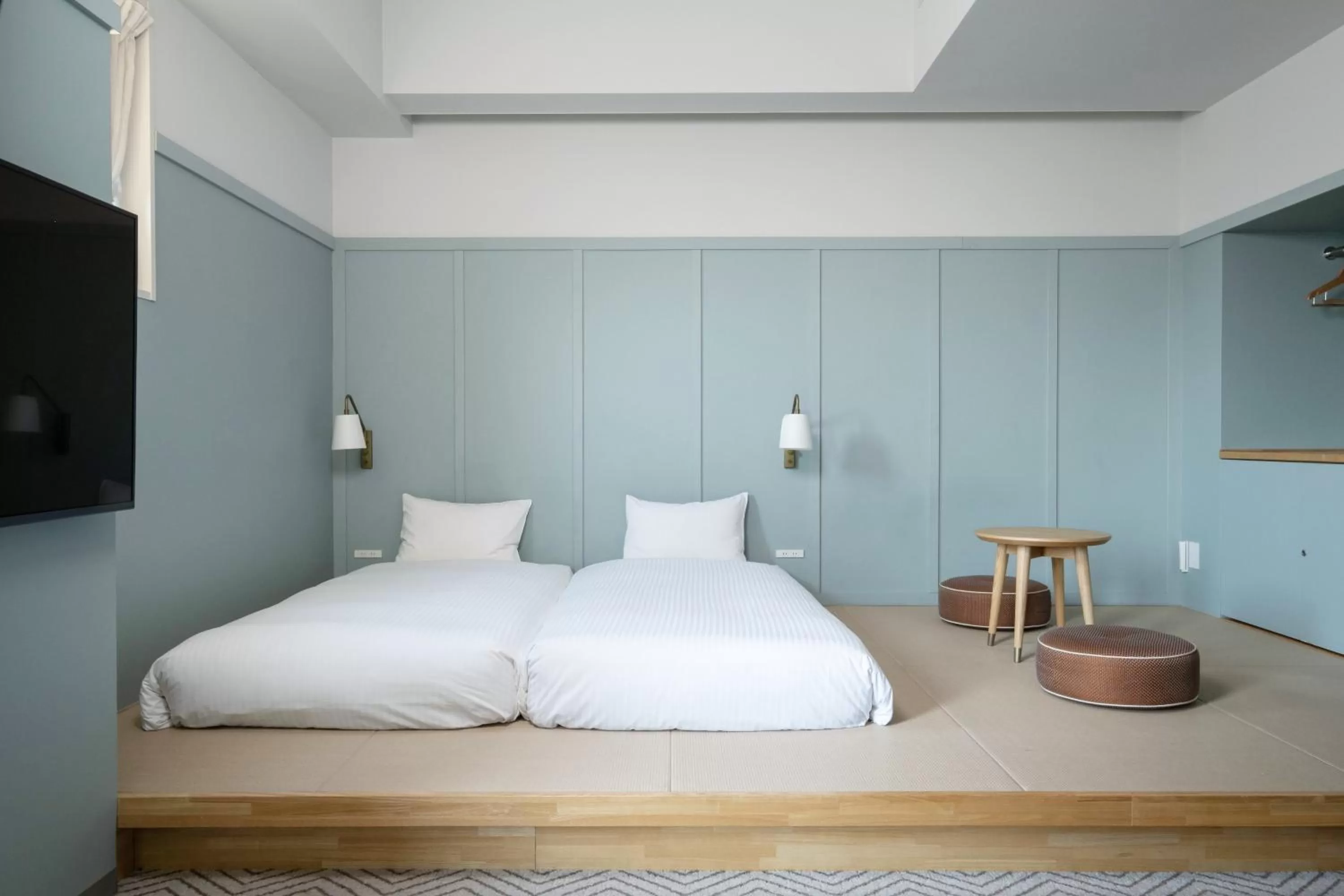 Photo of the whole room, Bed in RAKURO Kyoto by THE SHARE HOTELS