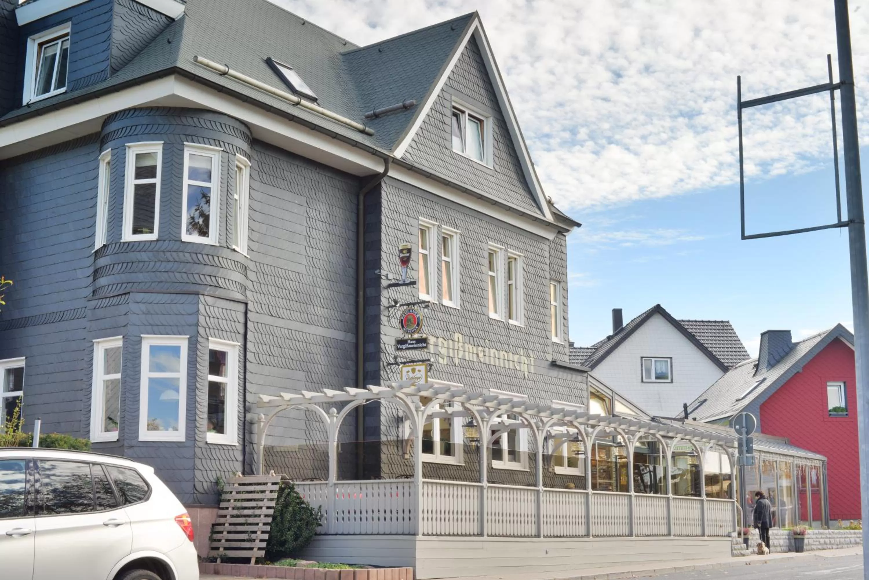 Facade/entrance in Vergissmeinnicht