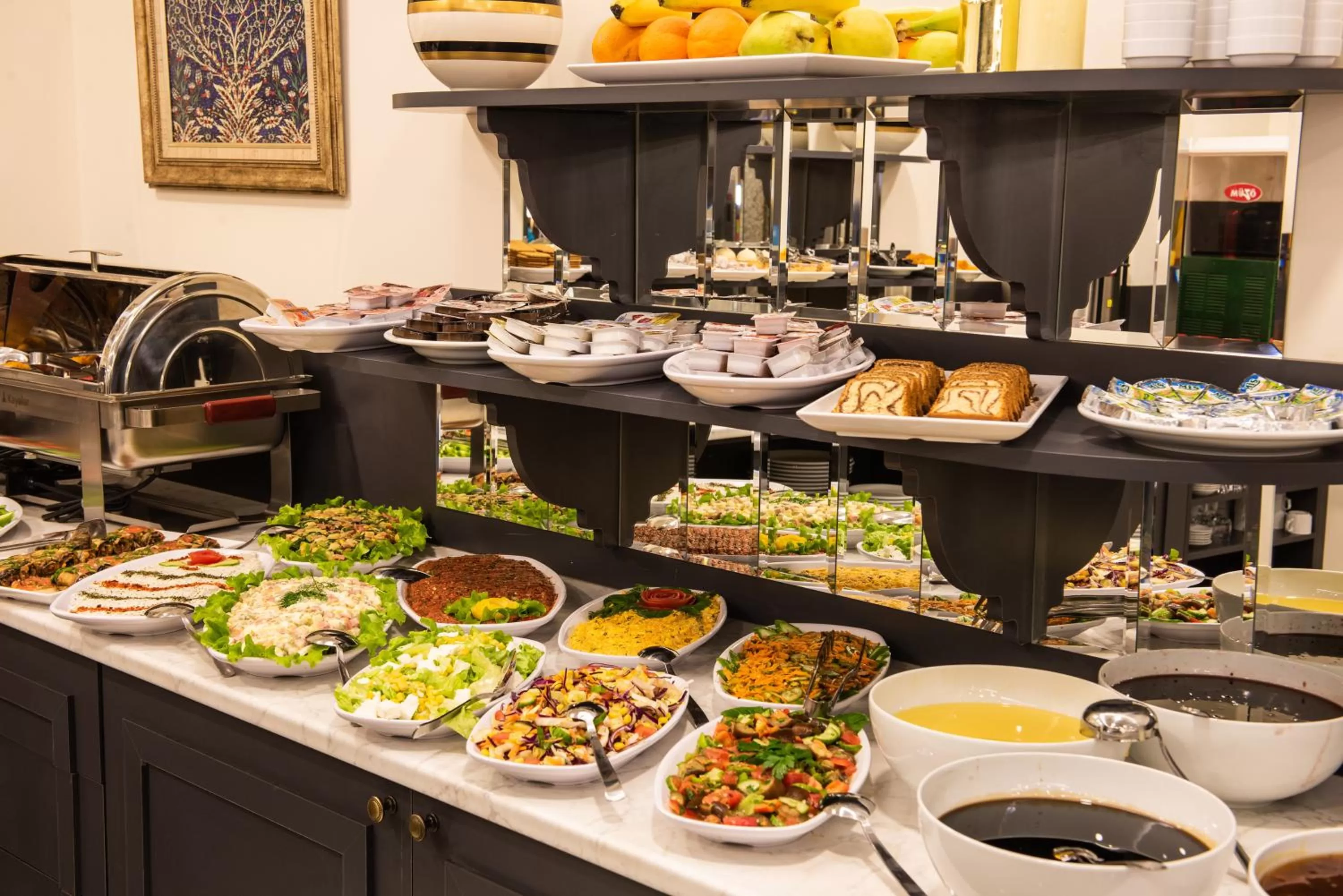 Buffet breakfast in Royal Bosphorus Hotel & SPA Hamam