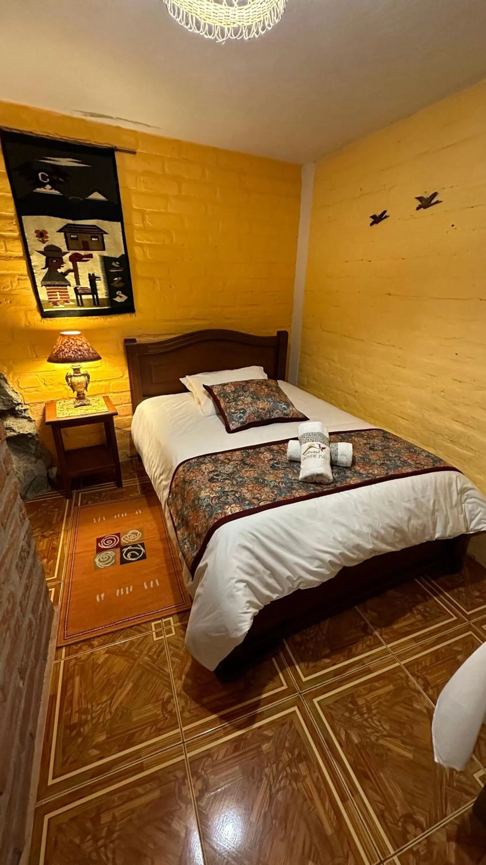 Bed in Hotel Donde Ivan