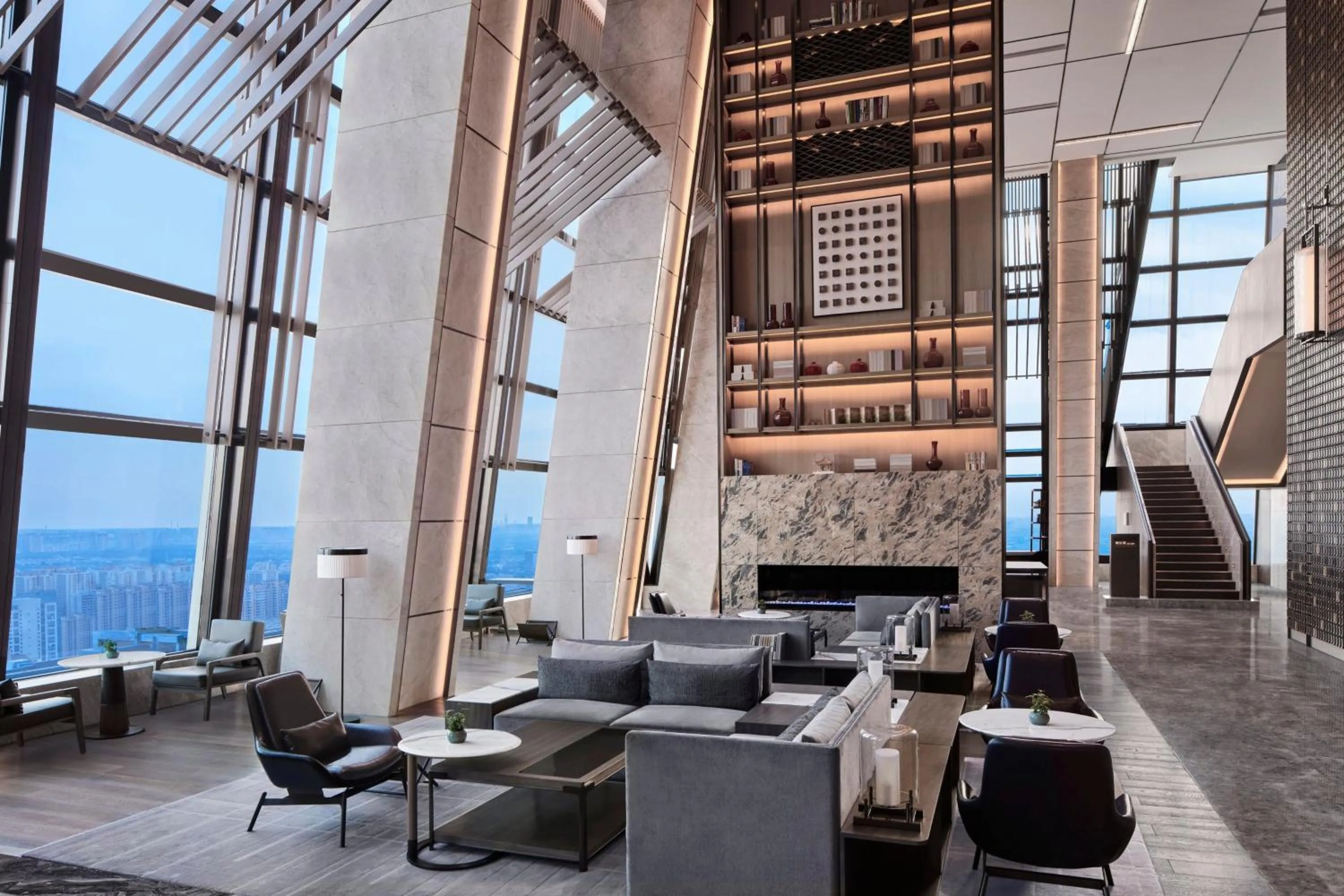 Lounge or bar in JW Marriott Hotel Xi'an