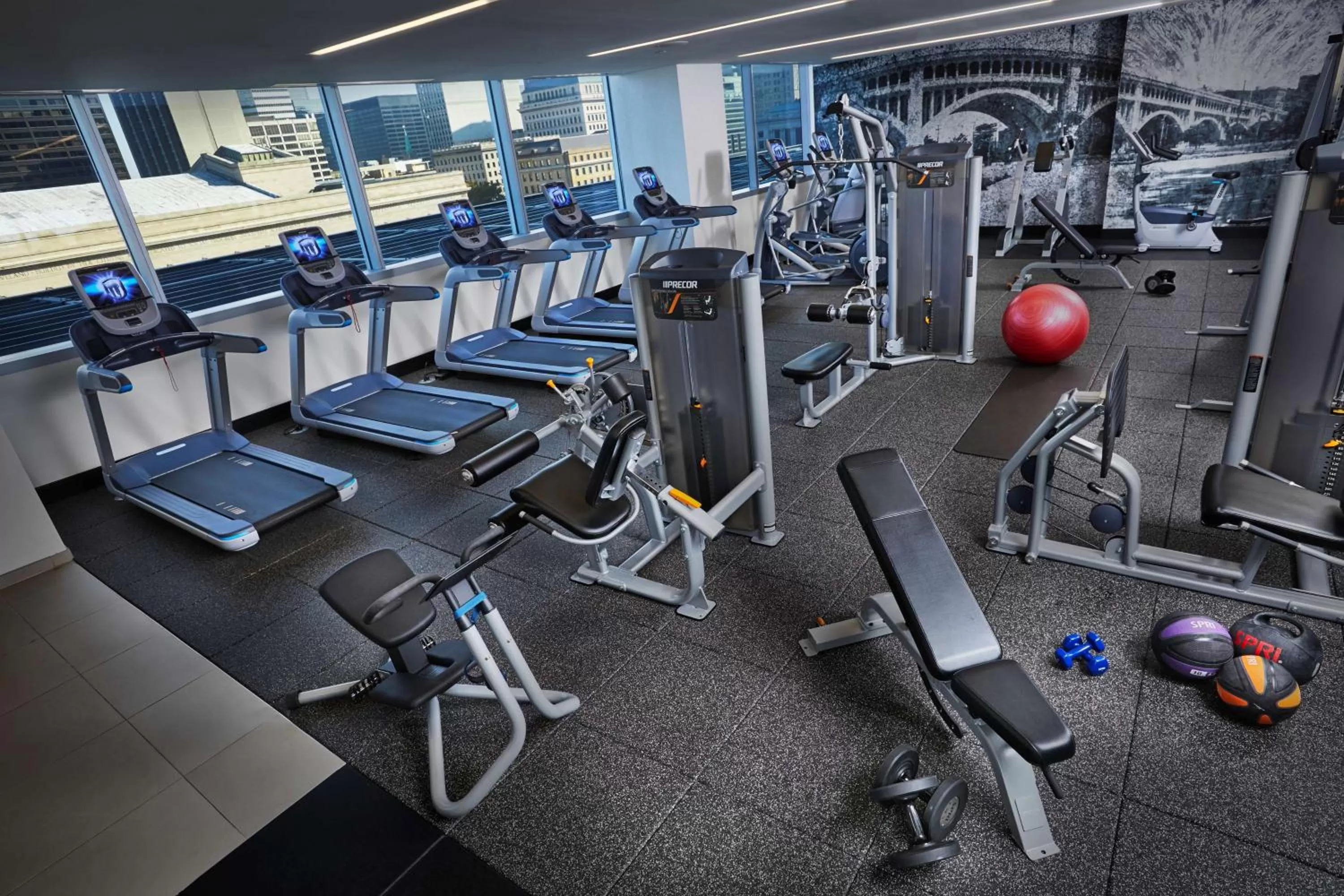 Fitness centre/facilities in Hilton Cleveland Downtown