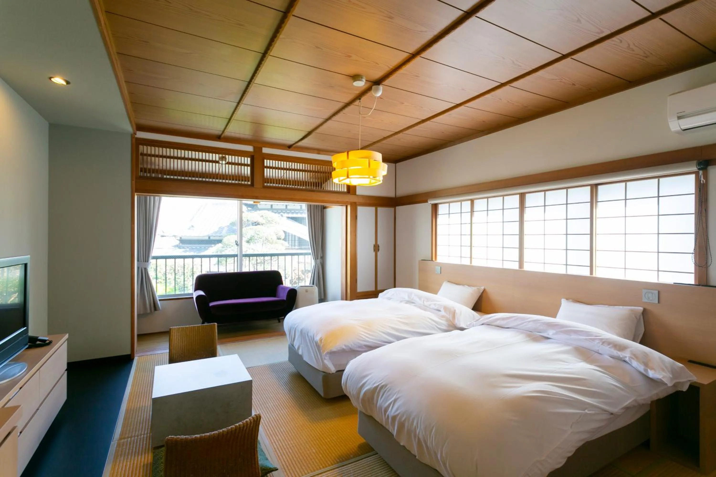 Bed in Ryokan Yoshidaya