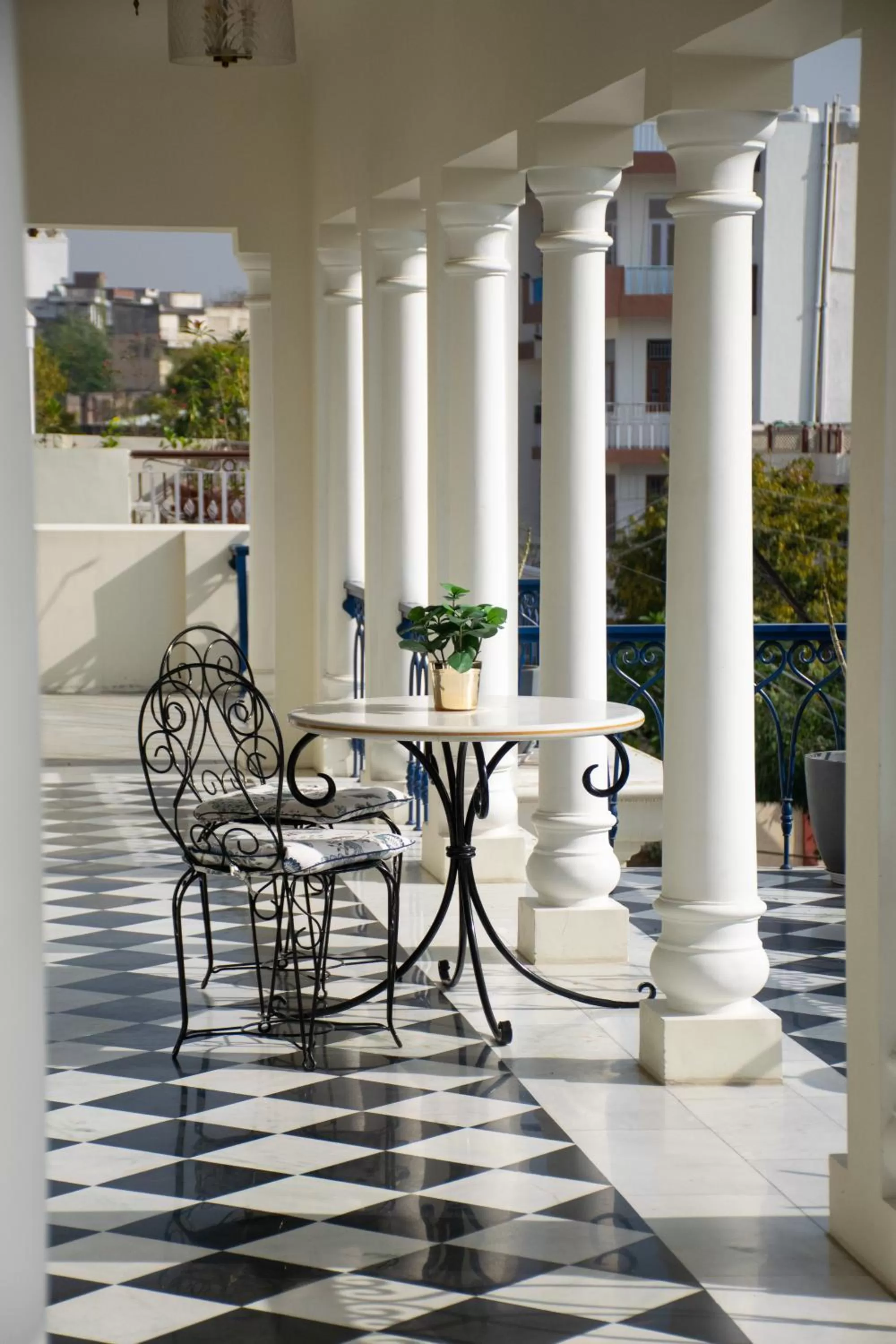 Balcony/Terrace in Dileep Kothi - A Royal Boutique Luxury Suites in Jaipur