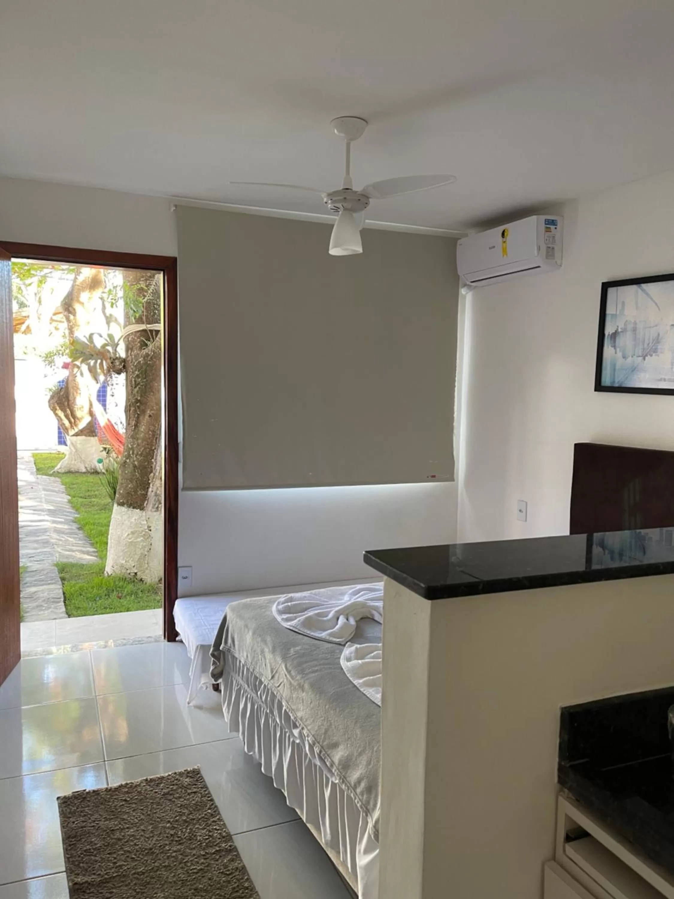 Bed in Pousada Casa Serra Alves