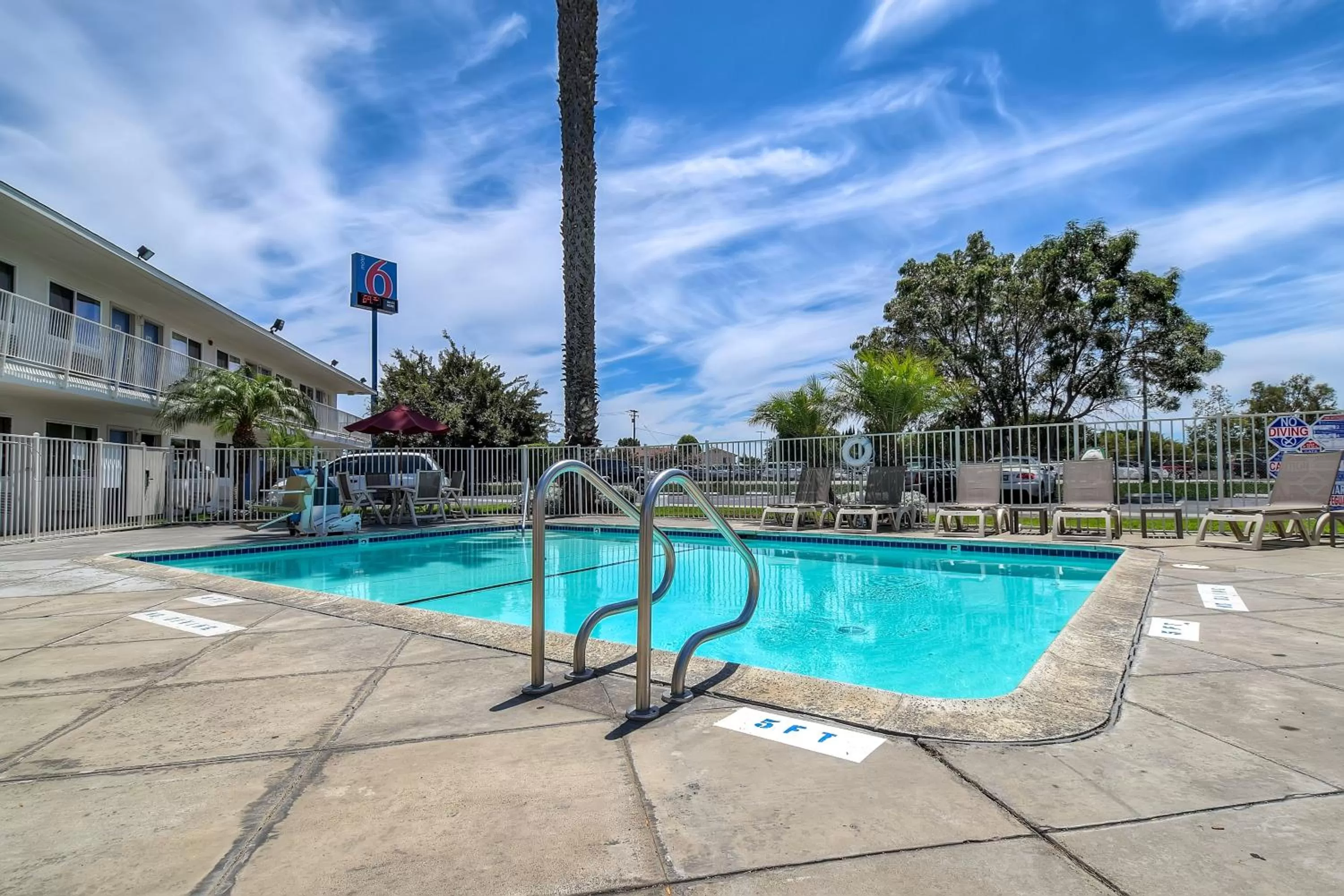 Swimming pool in Motel 6-Westminster, CA - South - Long Beach Area