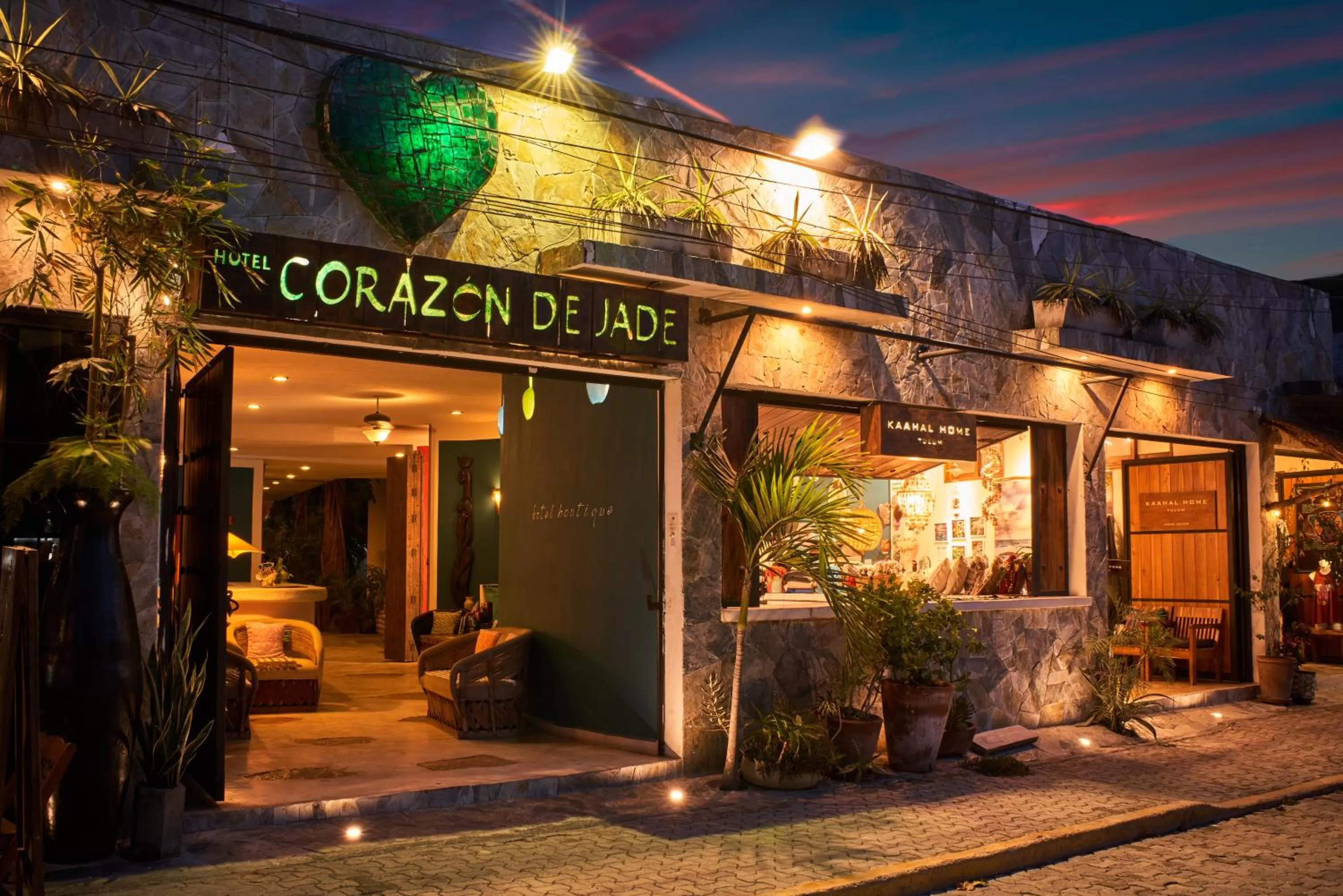 Facade/entrance in Corazon De Jade Tulum