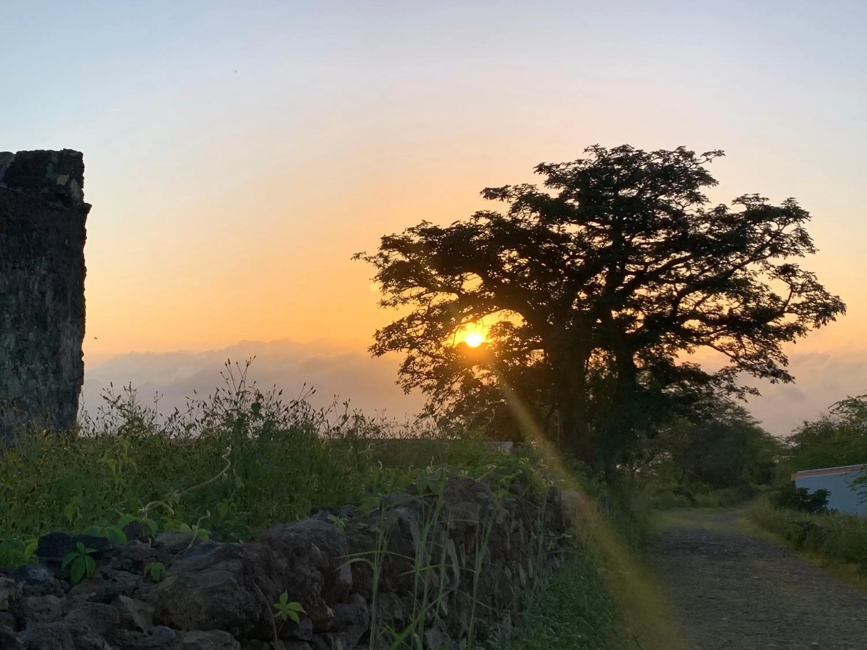 Sunset in La Fora Ecolodge