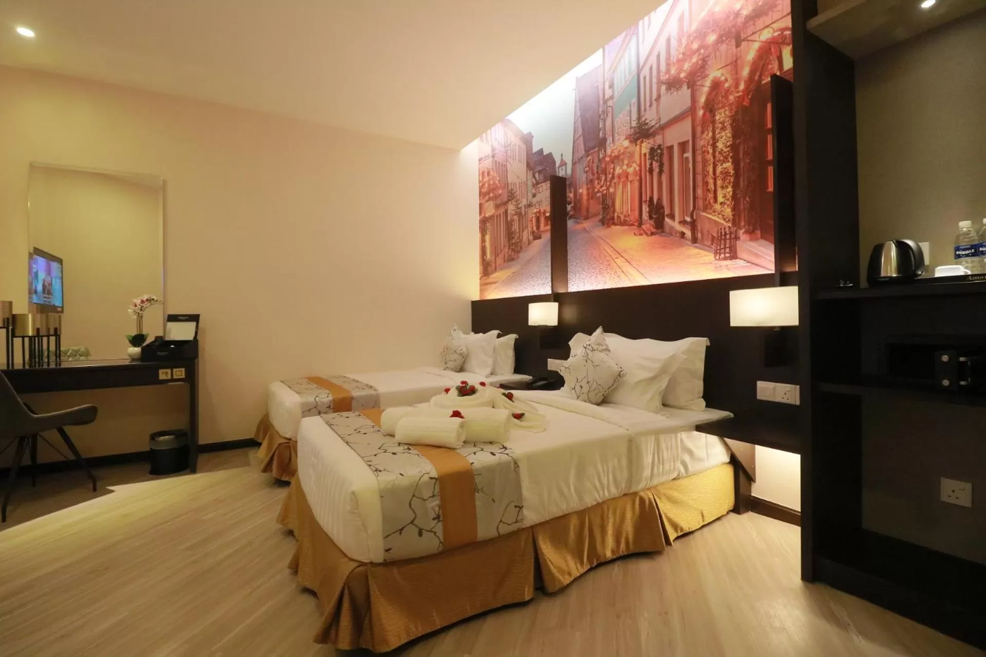 Bed in Amamas Boutique Hotel Kuching