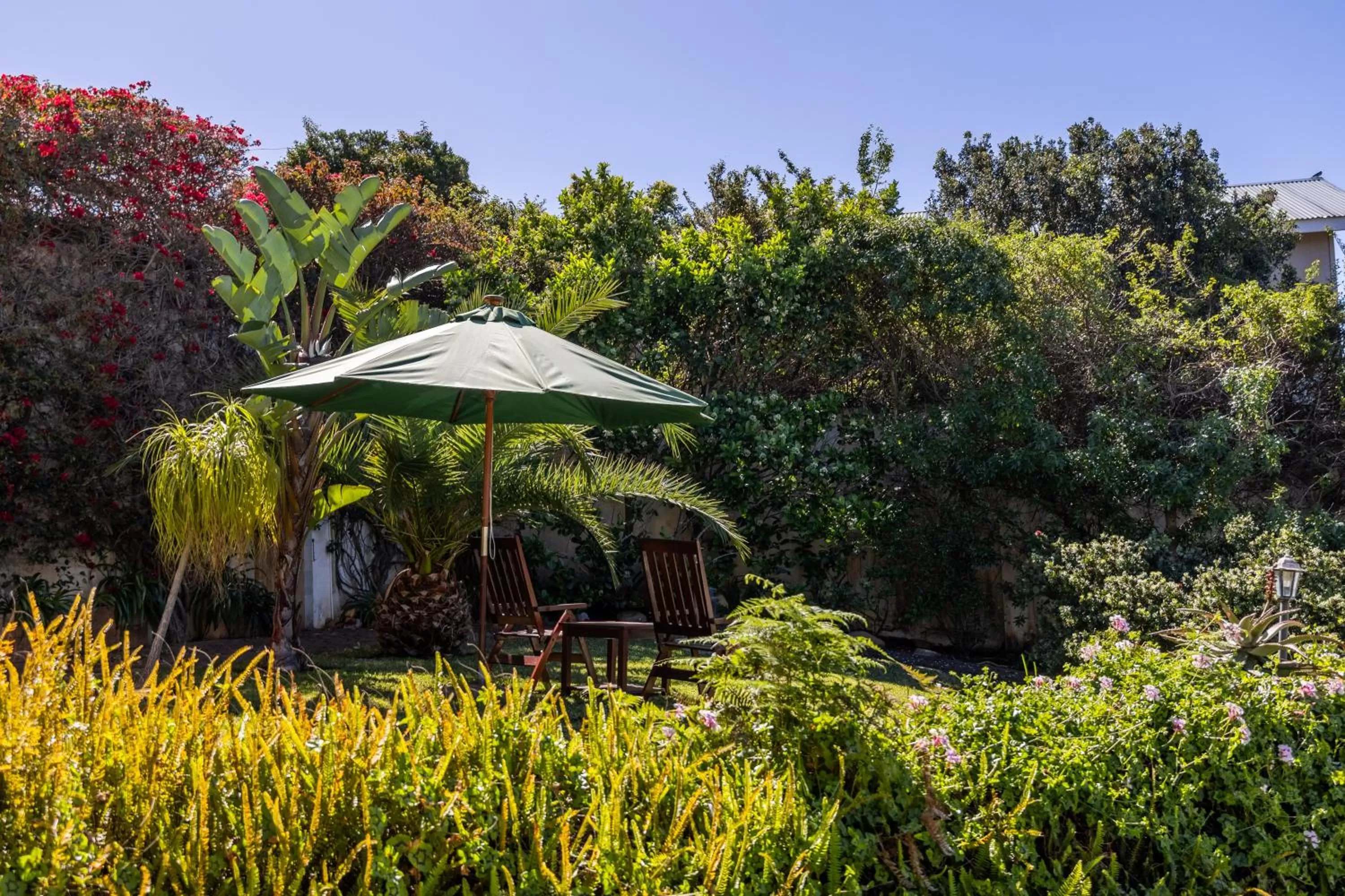 Garden in Gästehaus Pinkepank