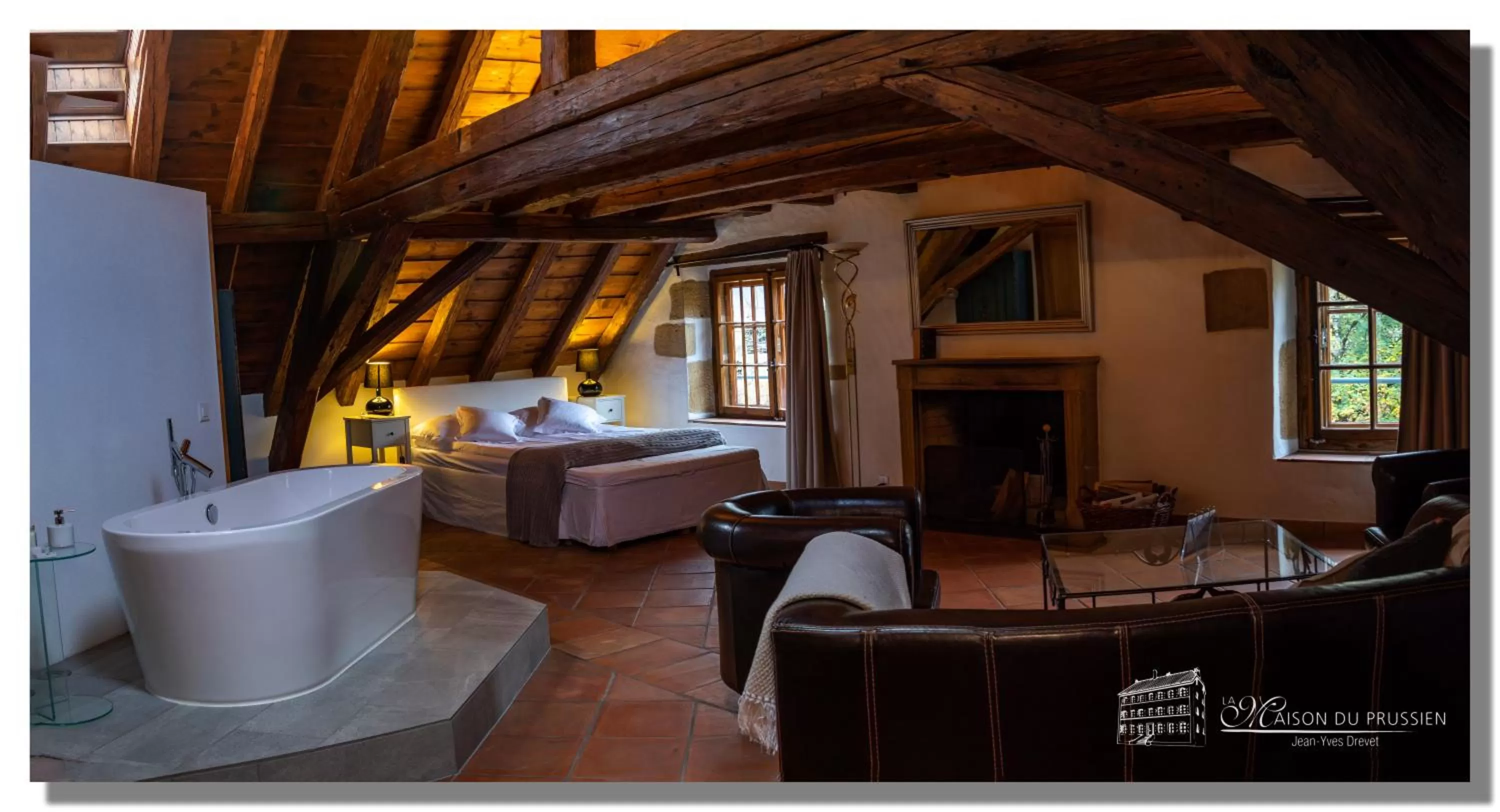 Garden view in Hôtel La Maison du Prussien