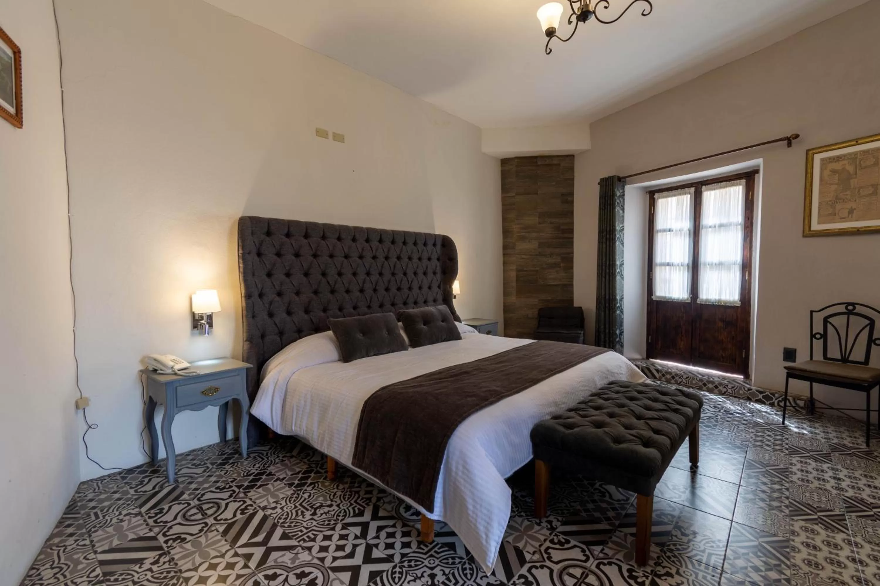 Decorative detail in Hotel Casa Sangre de Cristo