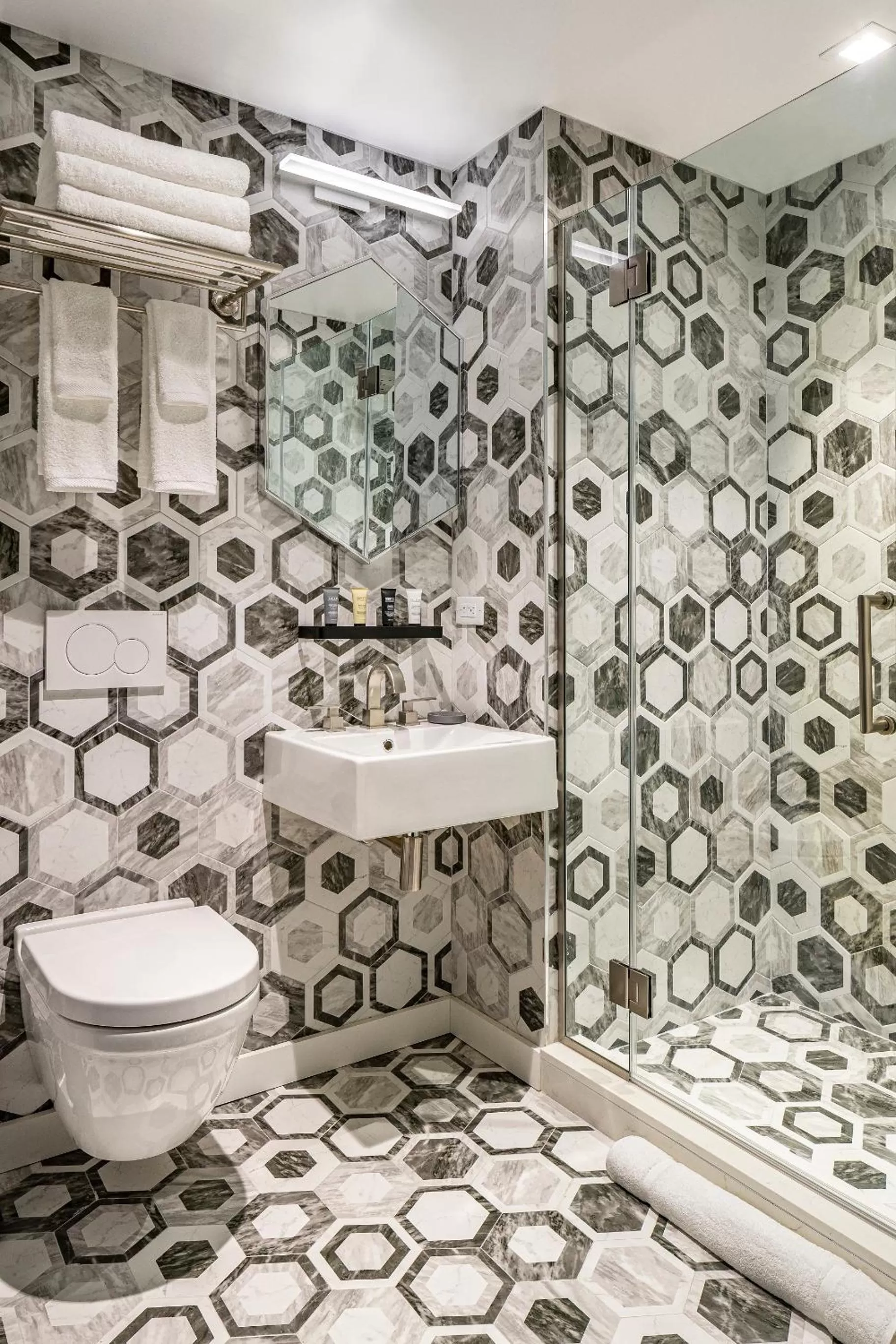 Bathroom in The FIDI Hotel