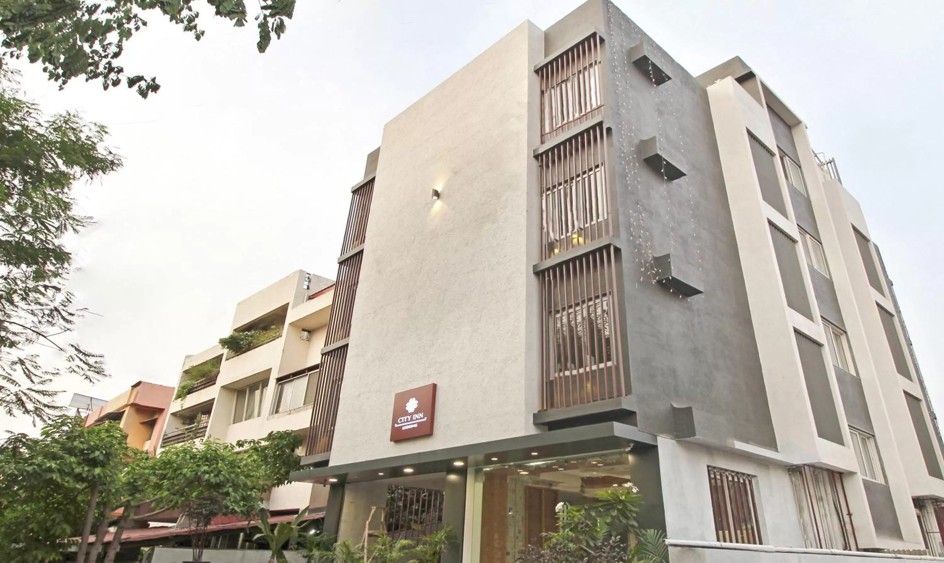 Property building in Treebo City Inn, Satara