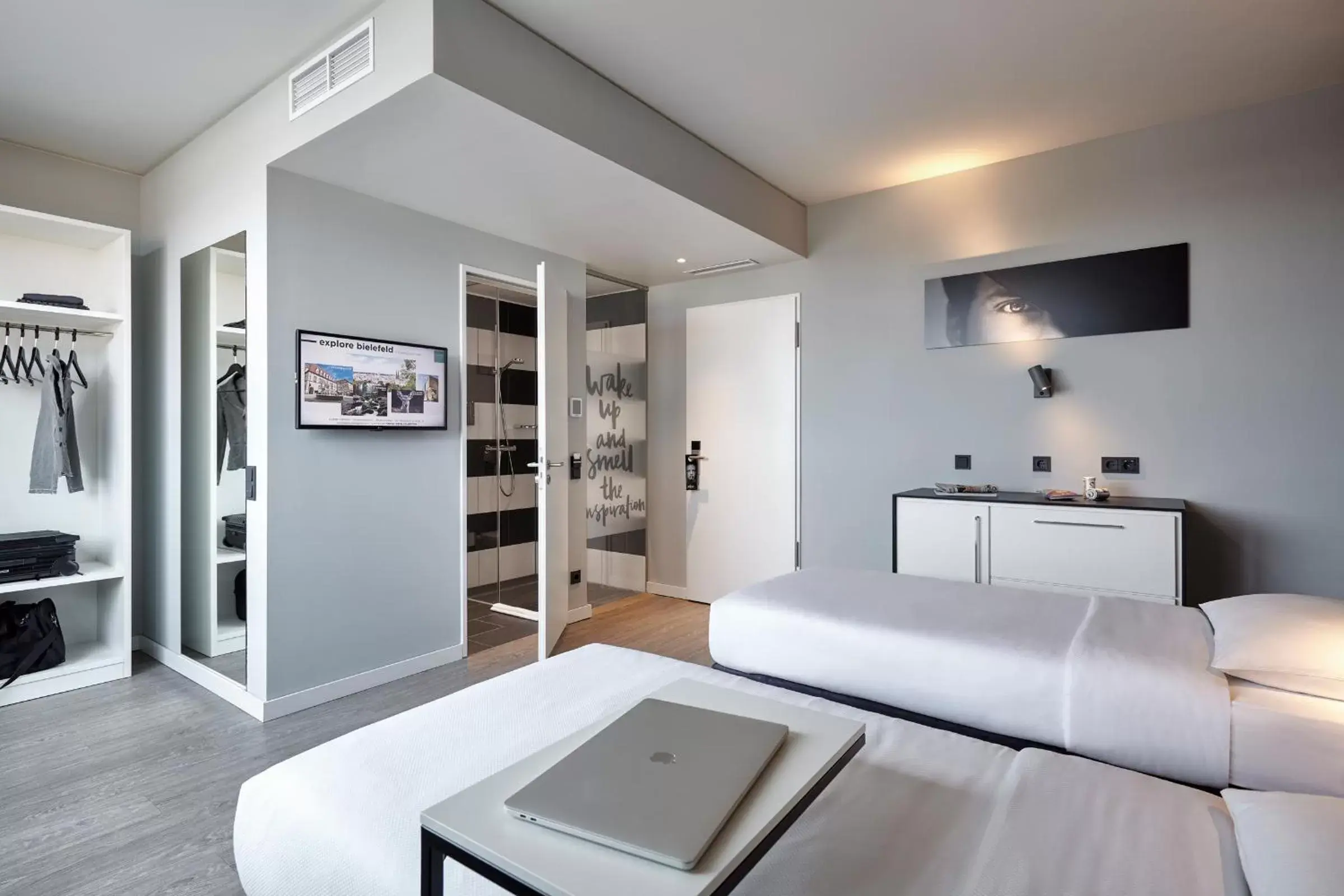 Twin Room in LEGERE EXPRESS Bielefeld Twin Room in LEGERE EXPRESS Bielefeld