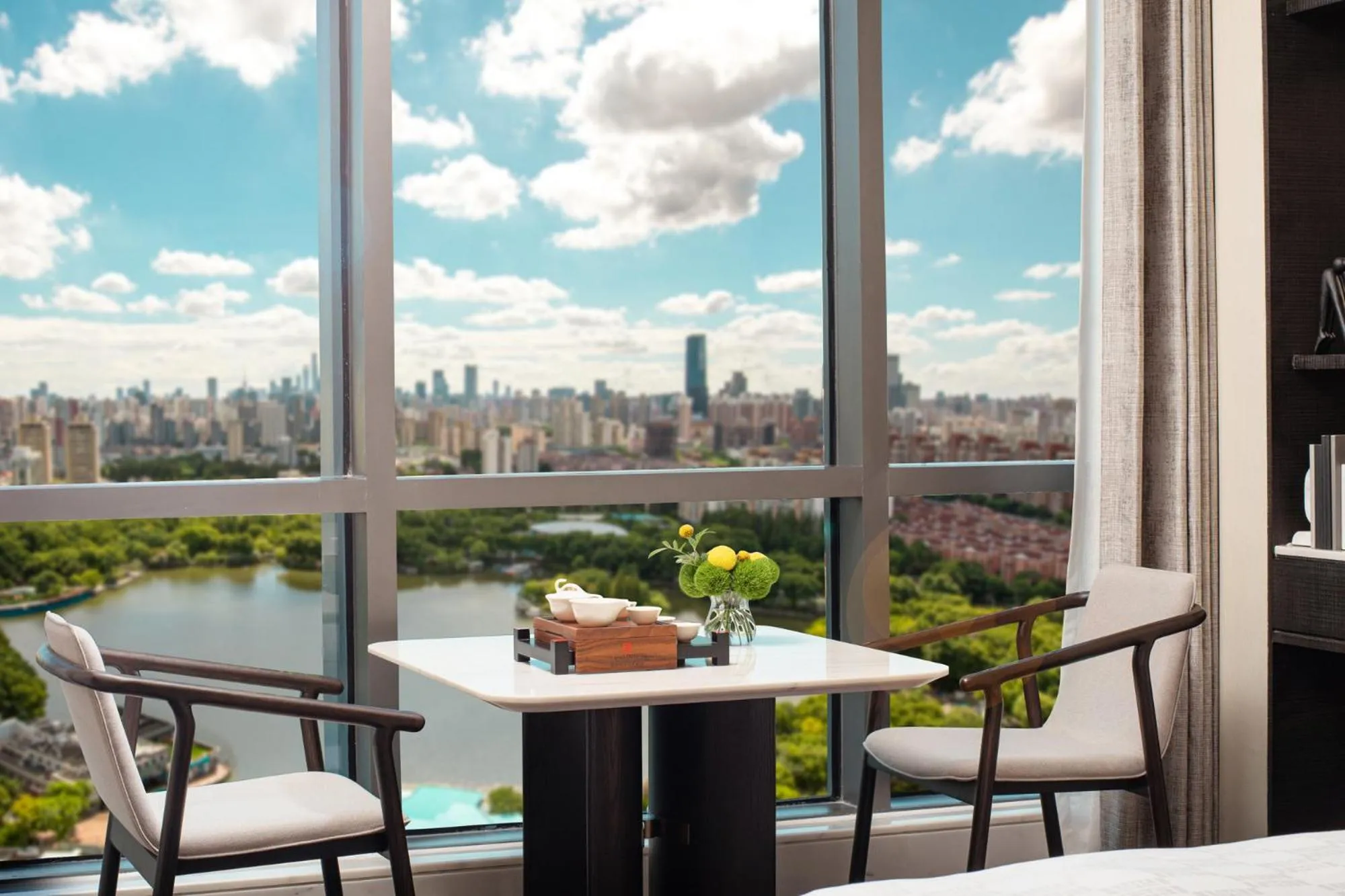 View (from property/room) in HUALUXE Shanghai Changfeng Park by IHG