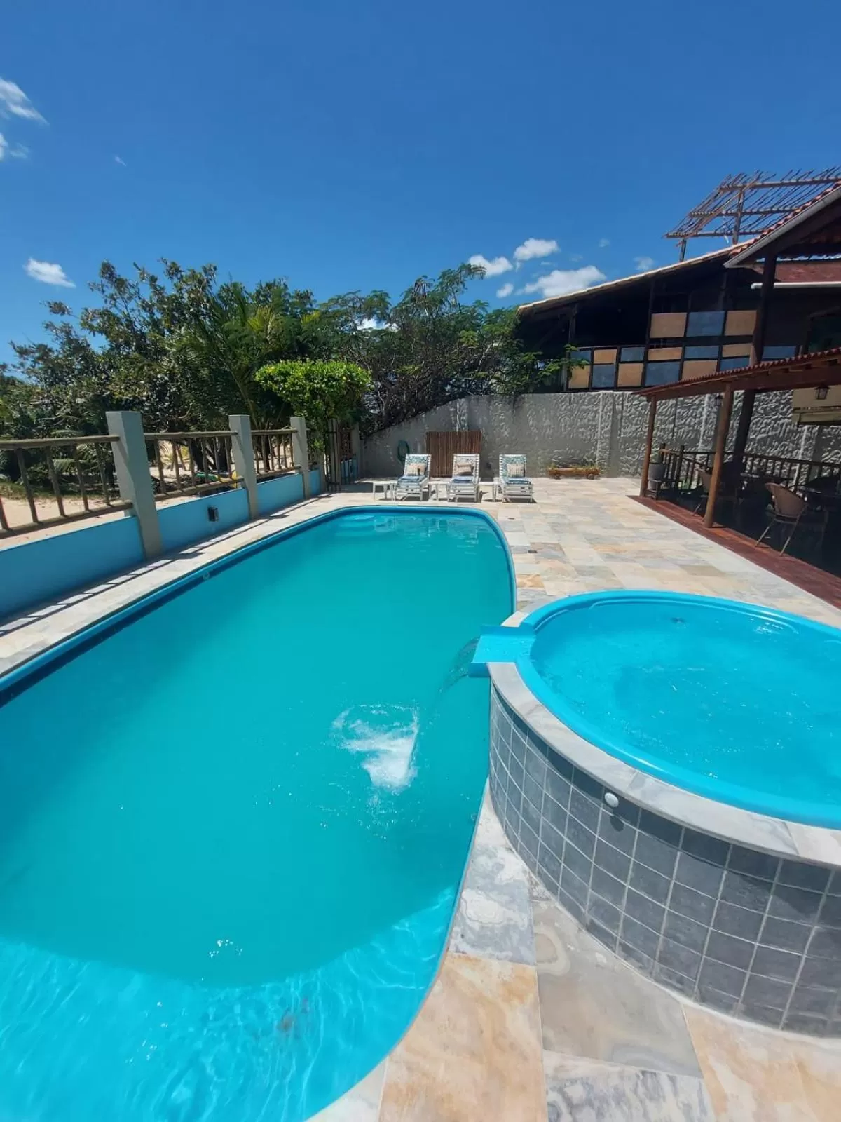 Hot Tub in Pousada Pé na Areia Gostoso