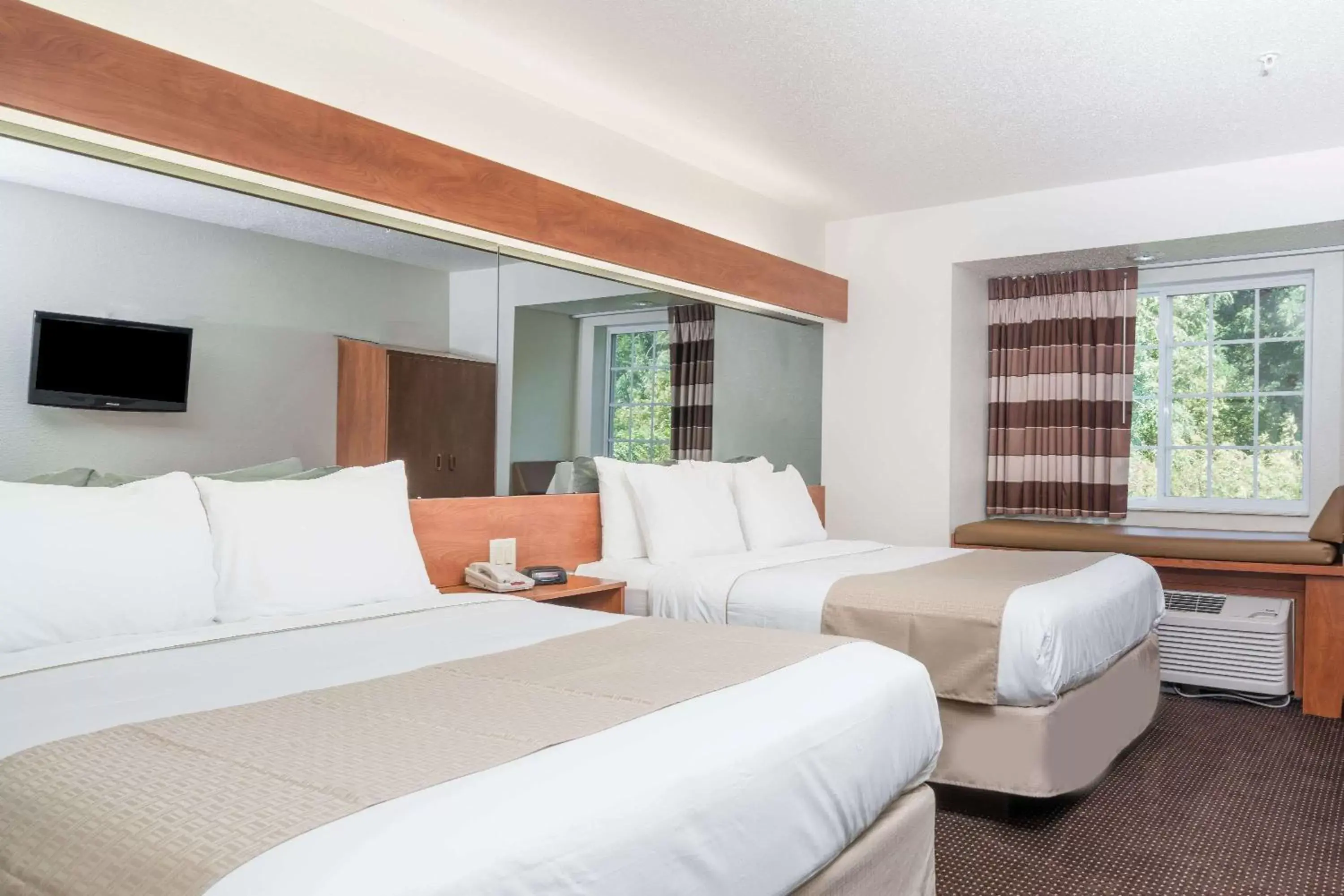 Queen Room with Two Queen Beds and Roll-in Shower - Mobility Accessible/Non-Smoking in Microtel Inn & Suites by Wyndham Rice Lake Queen Room with Two Queen Beds and Roll-in Shower - Mobility Accessible/Non-Smoking in Microtel Inn & Suites by Wyndham Rice Lake