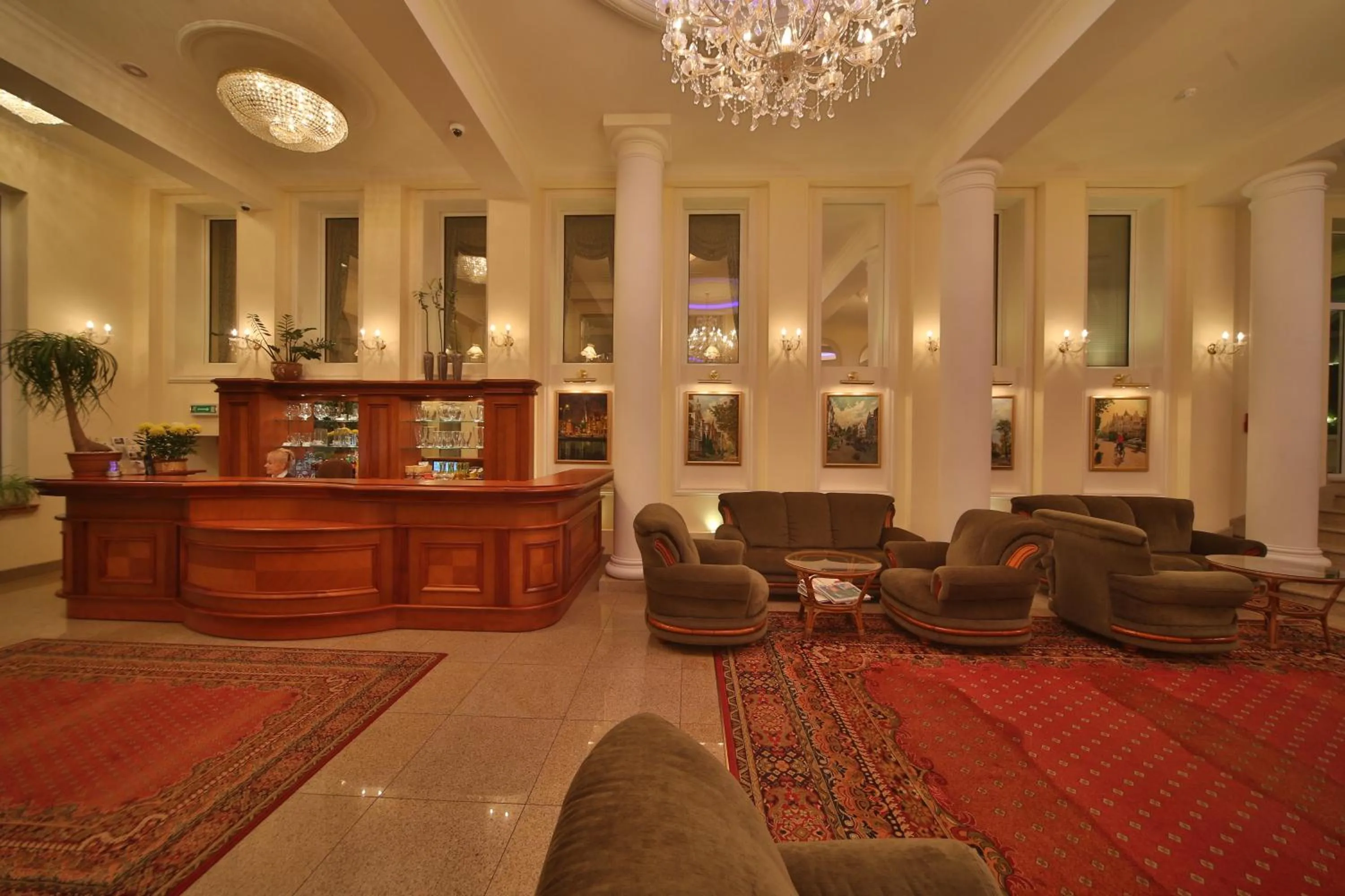 Lobby or reception in Hotel Polaris