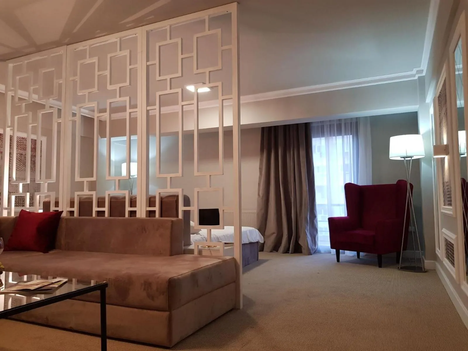 Seating area in Hotel Boavista