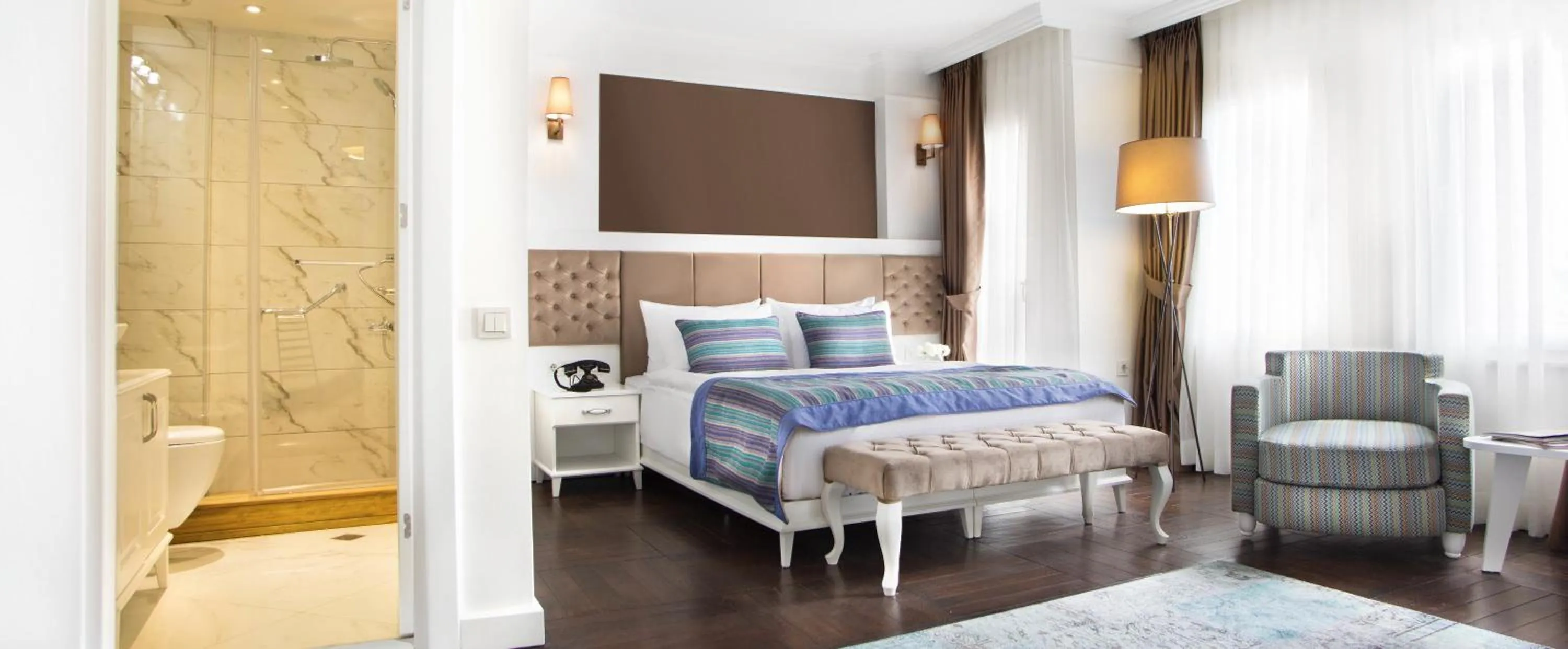 Bathroom, Bed in Astan Hotel Taksim