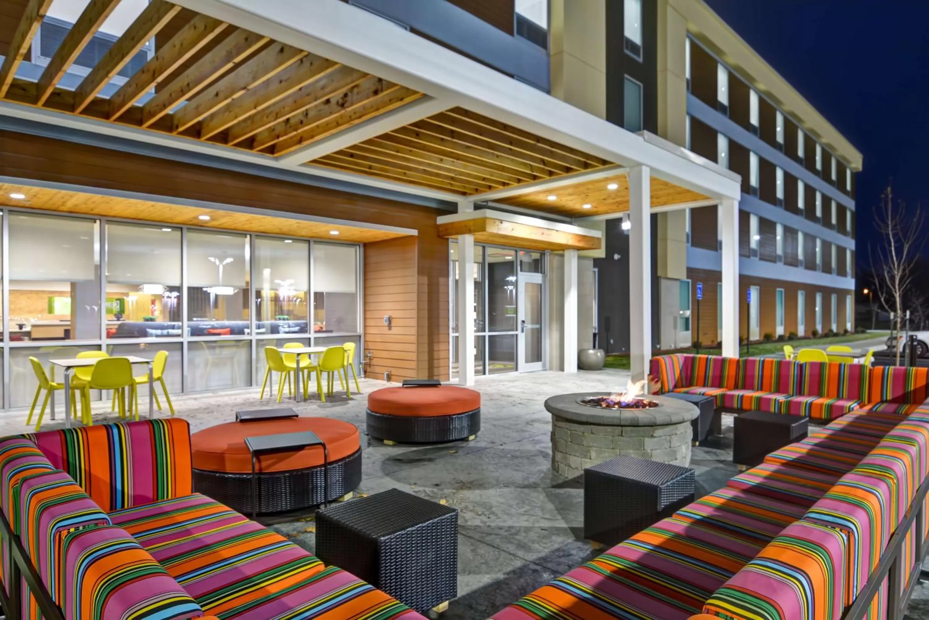 Patio in Home2 Suites By Hilton Lafayette