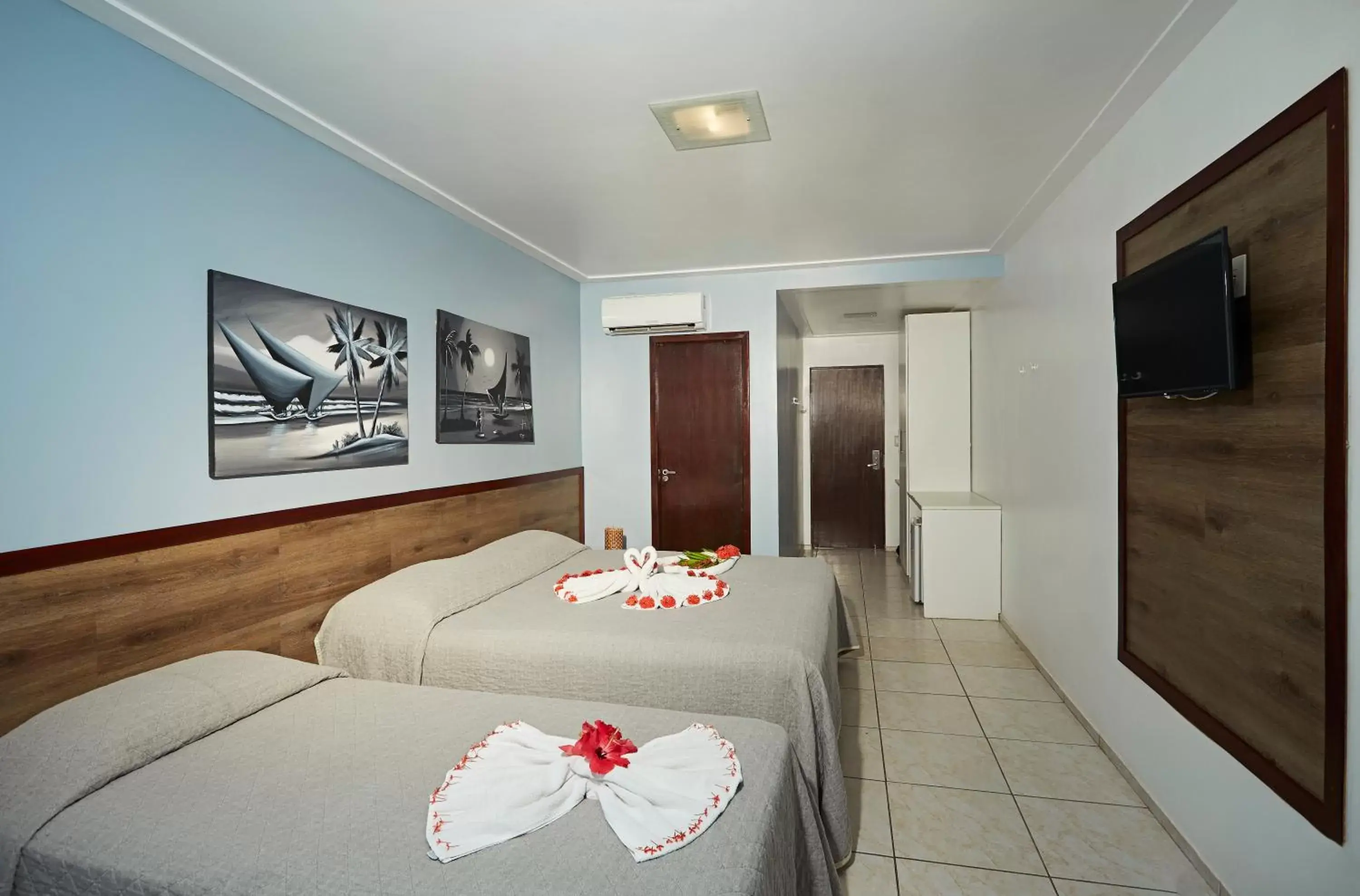 Quadruple Room with Garden View in Moriah Natal Beach Hotel Quadruple Room with Garden View in Moriah Natal Beach Hotel