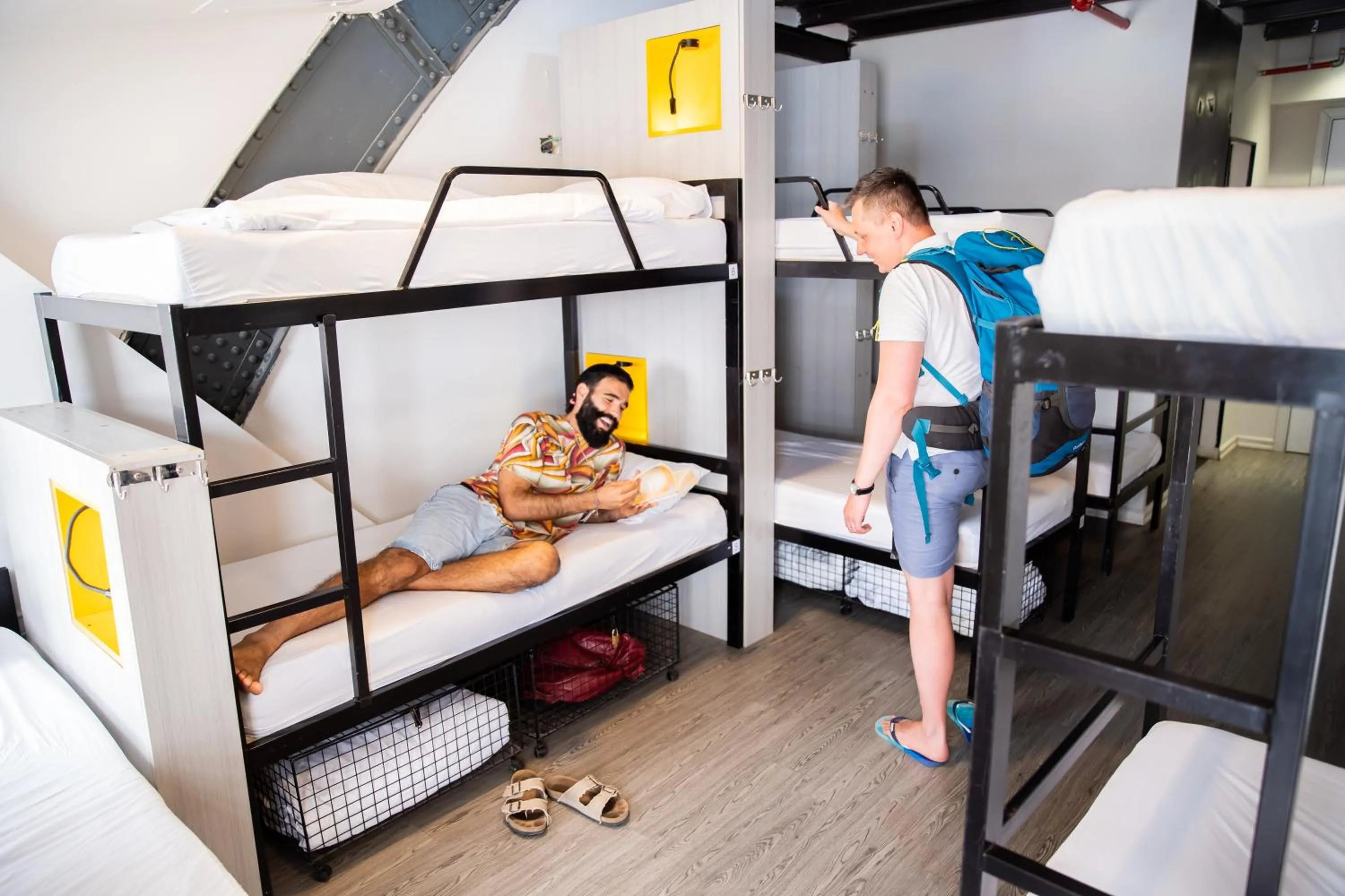 Bed in Cinema Hostel Jerusalem