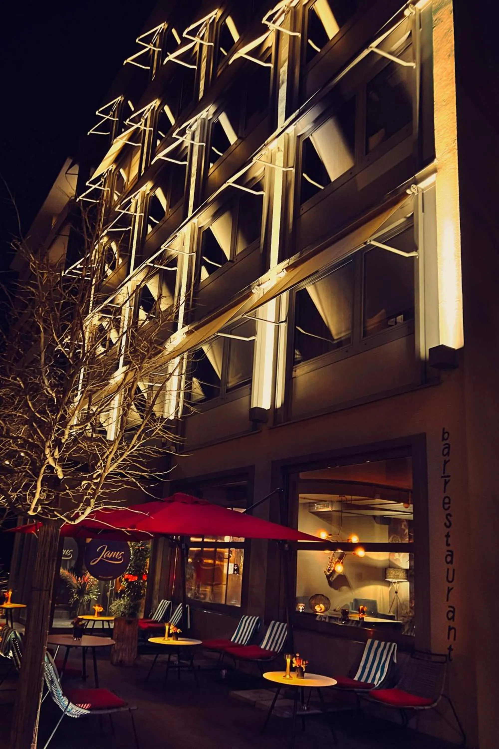 Property building in JAMS Music Hotel Munich