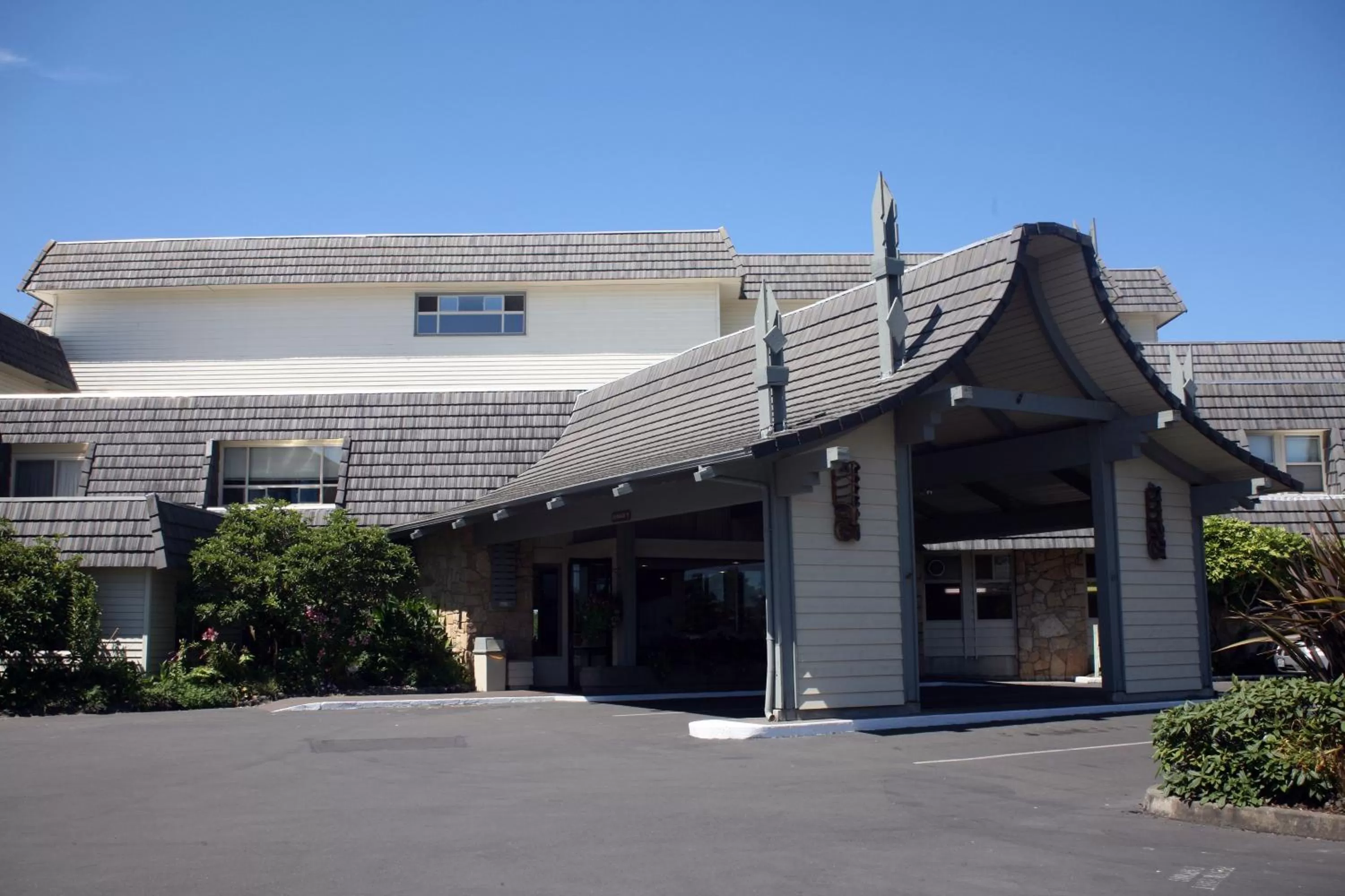 Facade/entrance in The Polynesian Resort