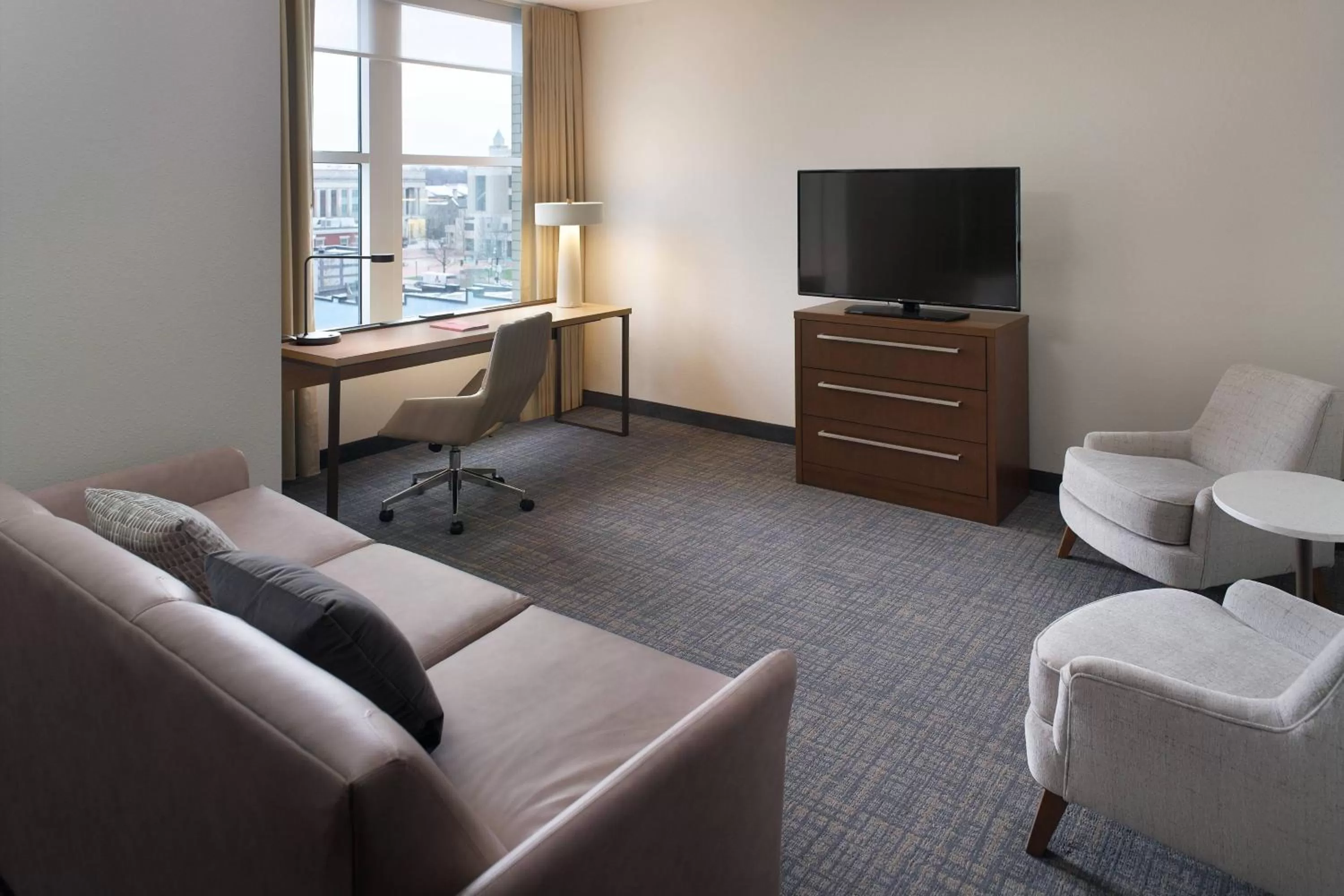 One-Bedroom King Suite with Sofa Bed - Hearing Accessible in Residence Inn by Marriott Lexington City Center