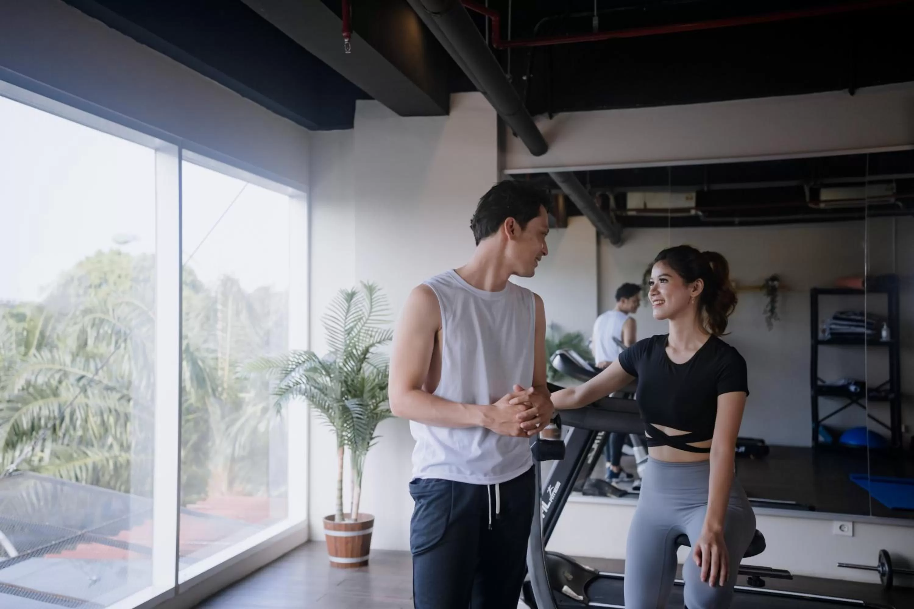 Fitness centre/facilities in Antero Hotel Jababeka Cikarang