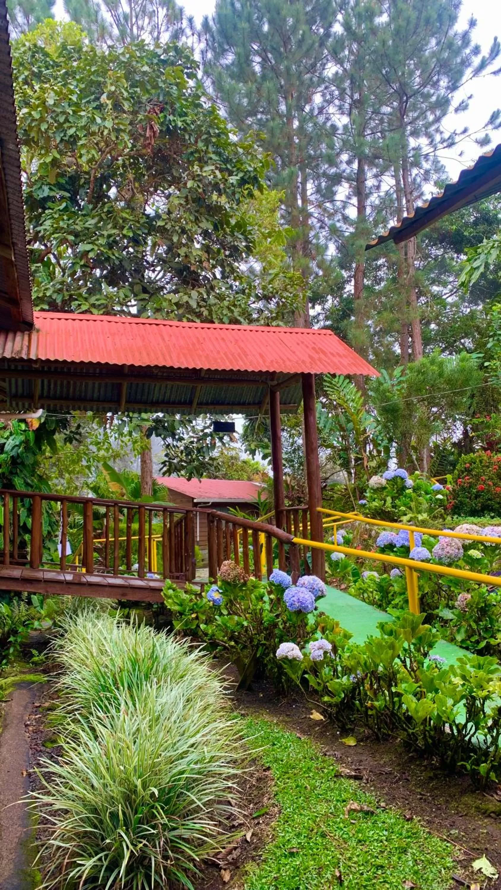 Patio in Vista Turrialba Lodge