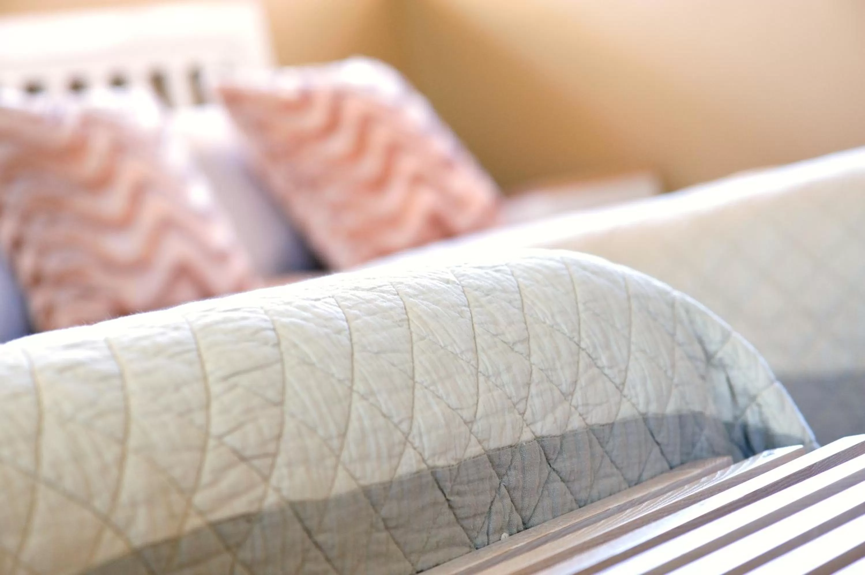 Decorative detail, Bed in Beachwalk Bed and Breakfast - #Solar Energy #No Loadshedding