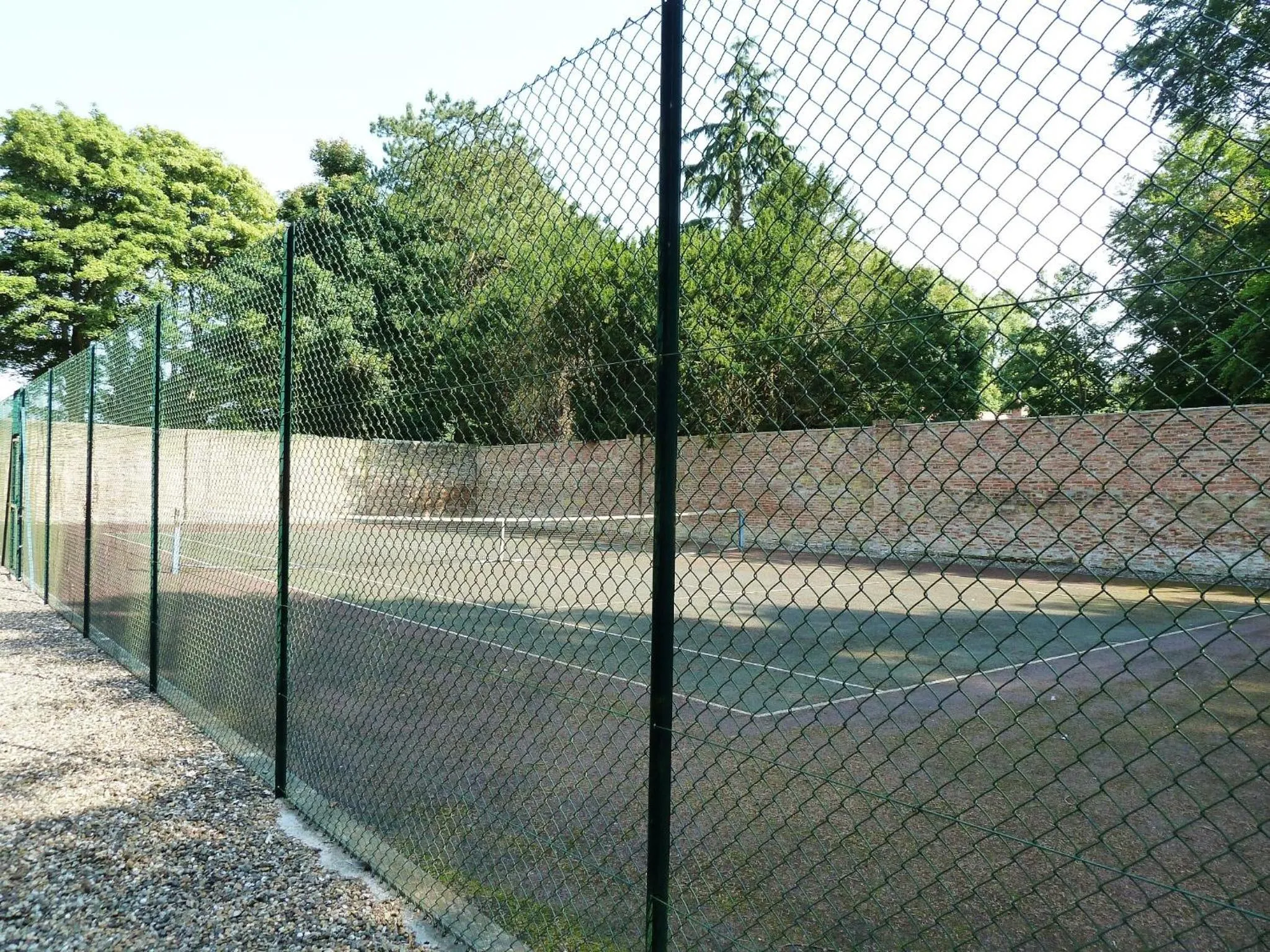 Tennis court in Eshott Hall