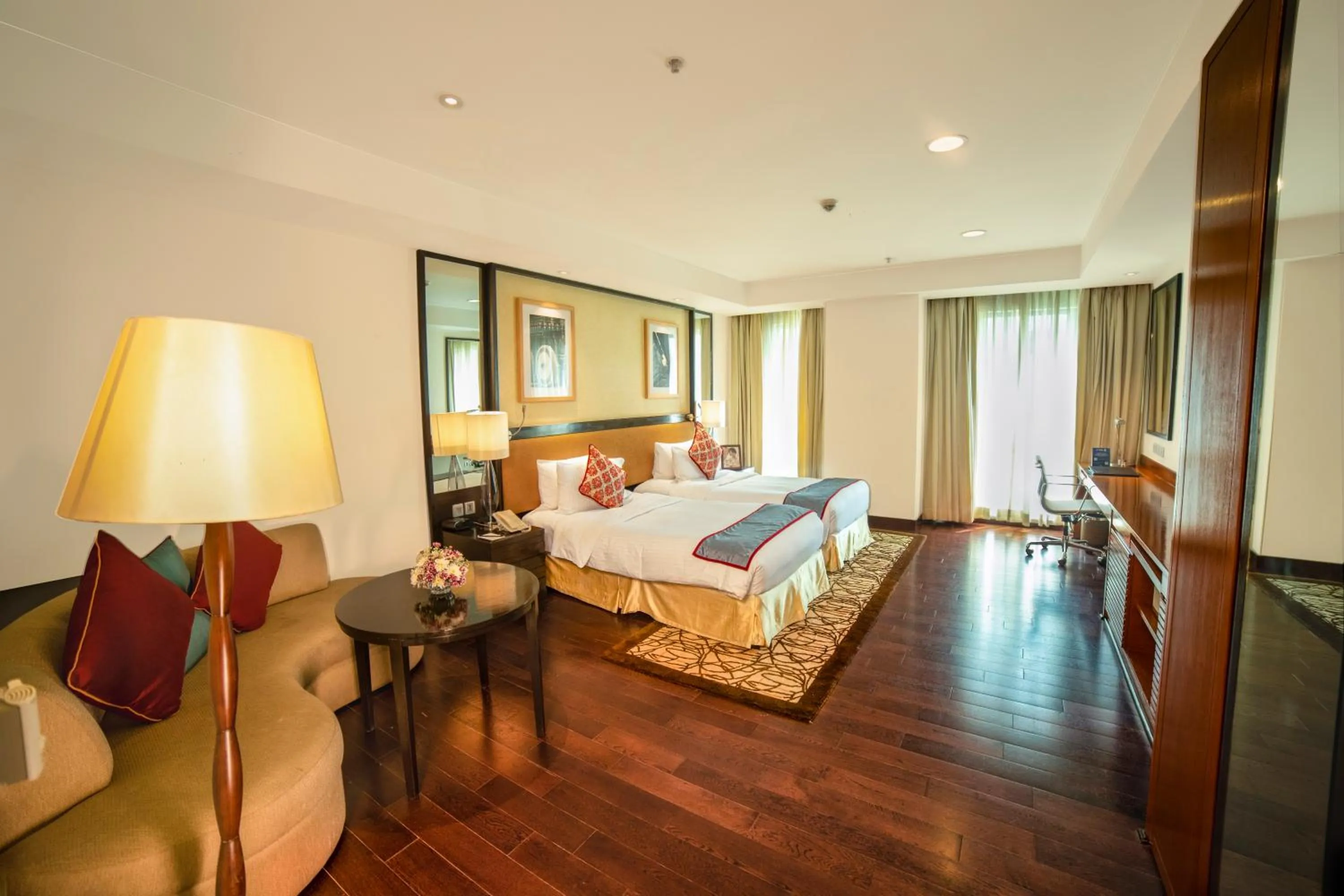 Bedroom, Bed in Somerset Greenways Chennai