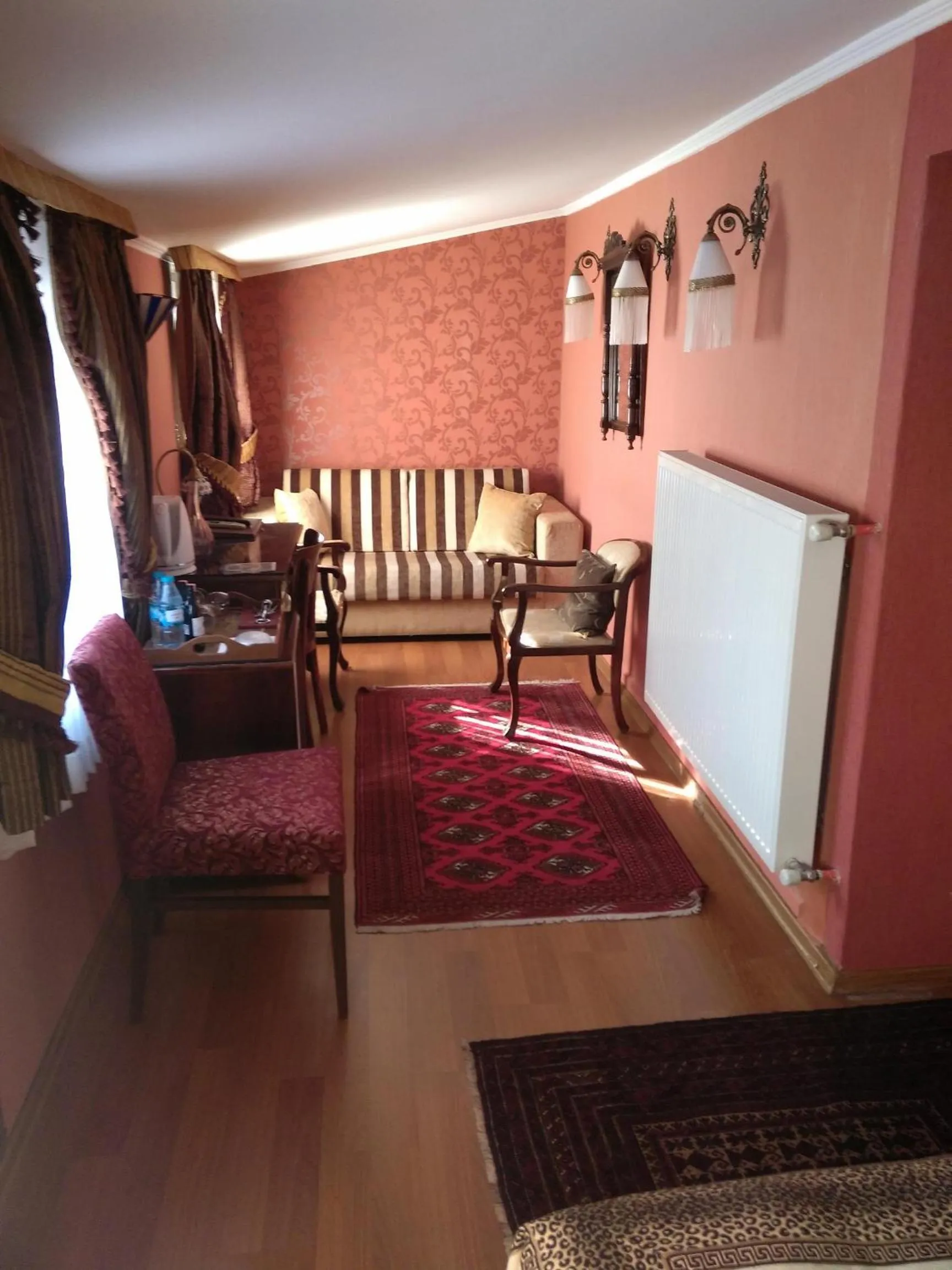 Seating area in Kybele Hotel