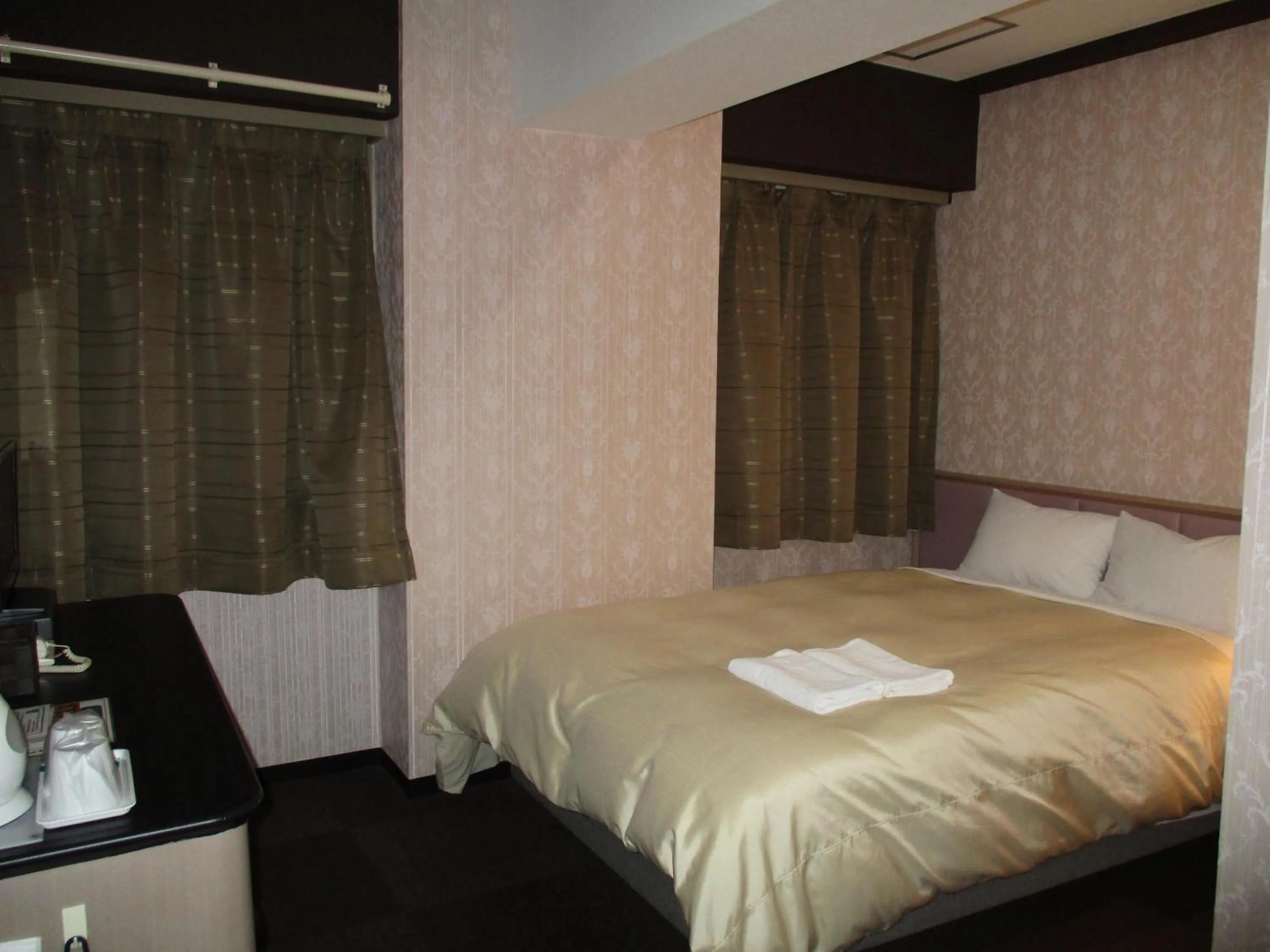 Bed in Hotel Fukushima Hills